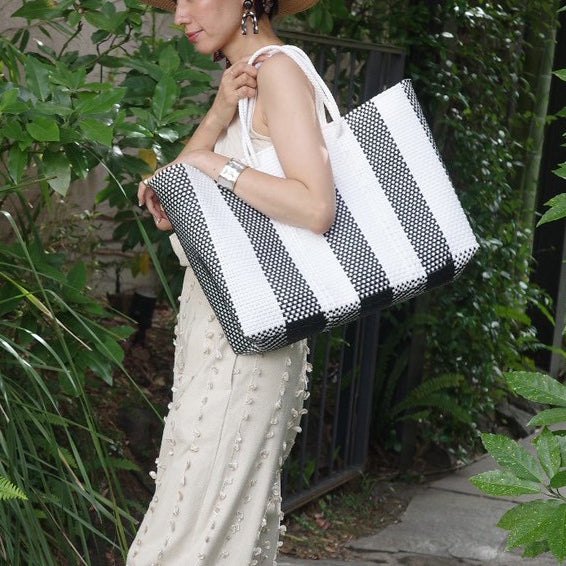 Mercado Bag Isabel (Black&amp;Cream)