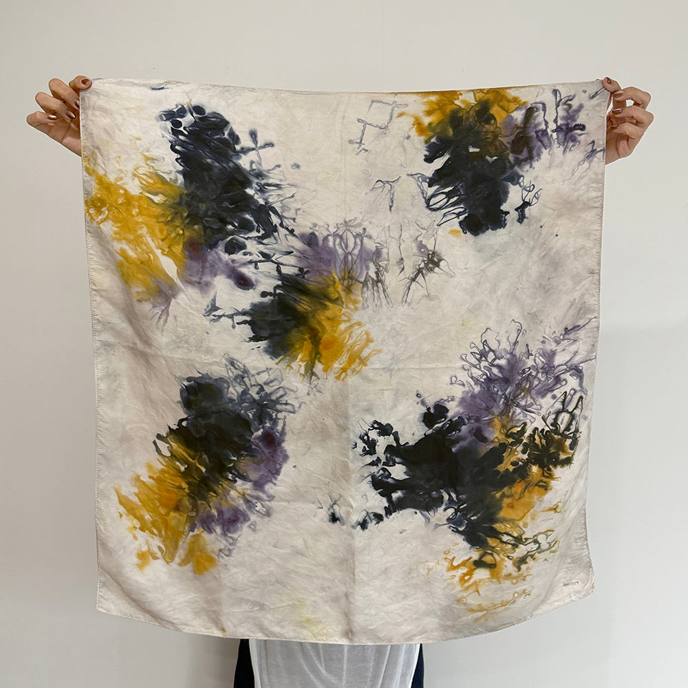 花影 -HANAKAGE- Silk Scarf
