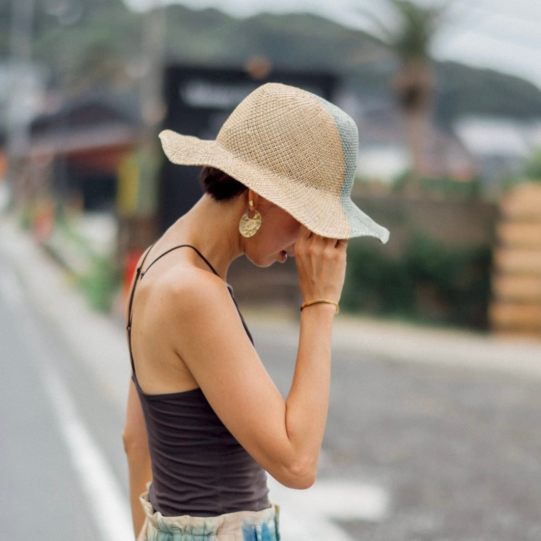 Vintage Bicolor Tulip Hat