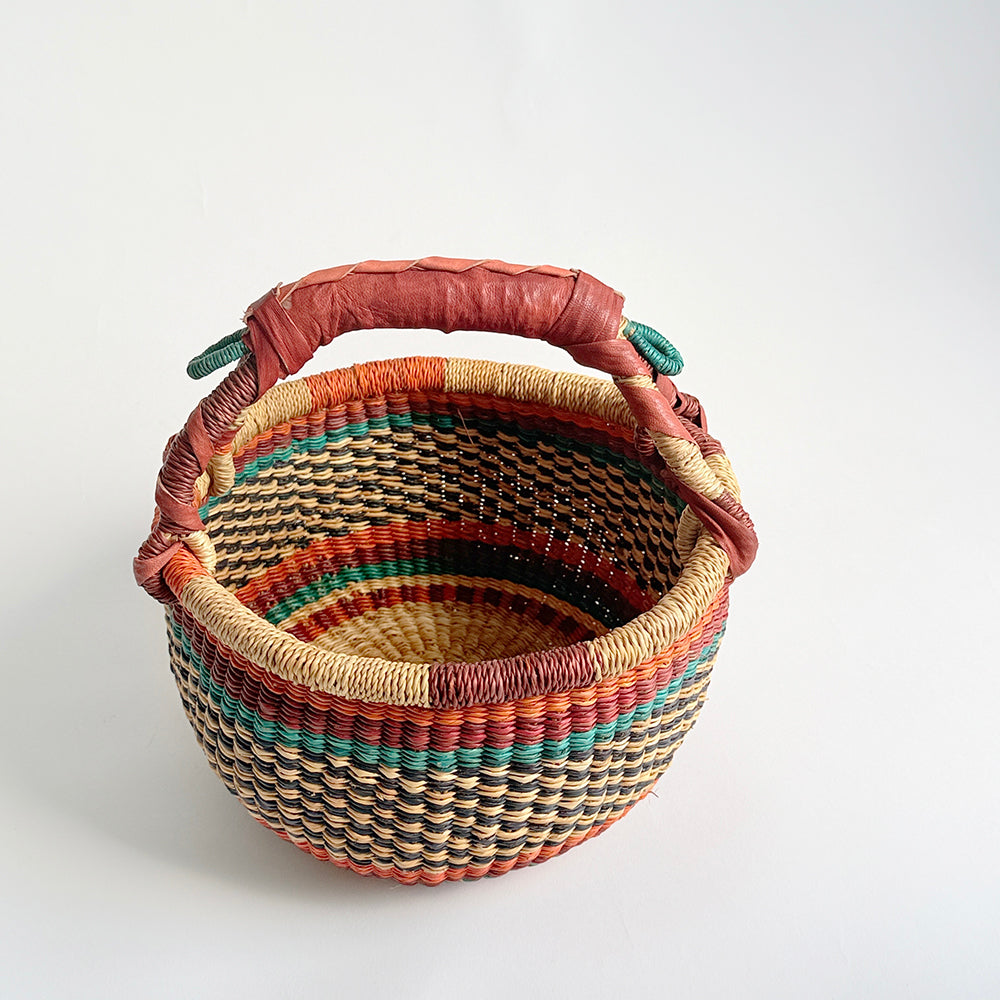 Burkina Round Basket M-1