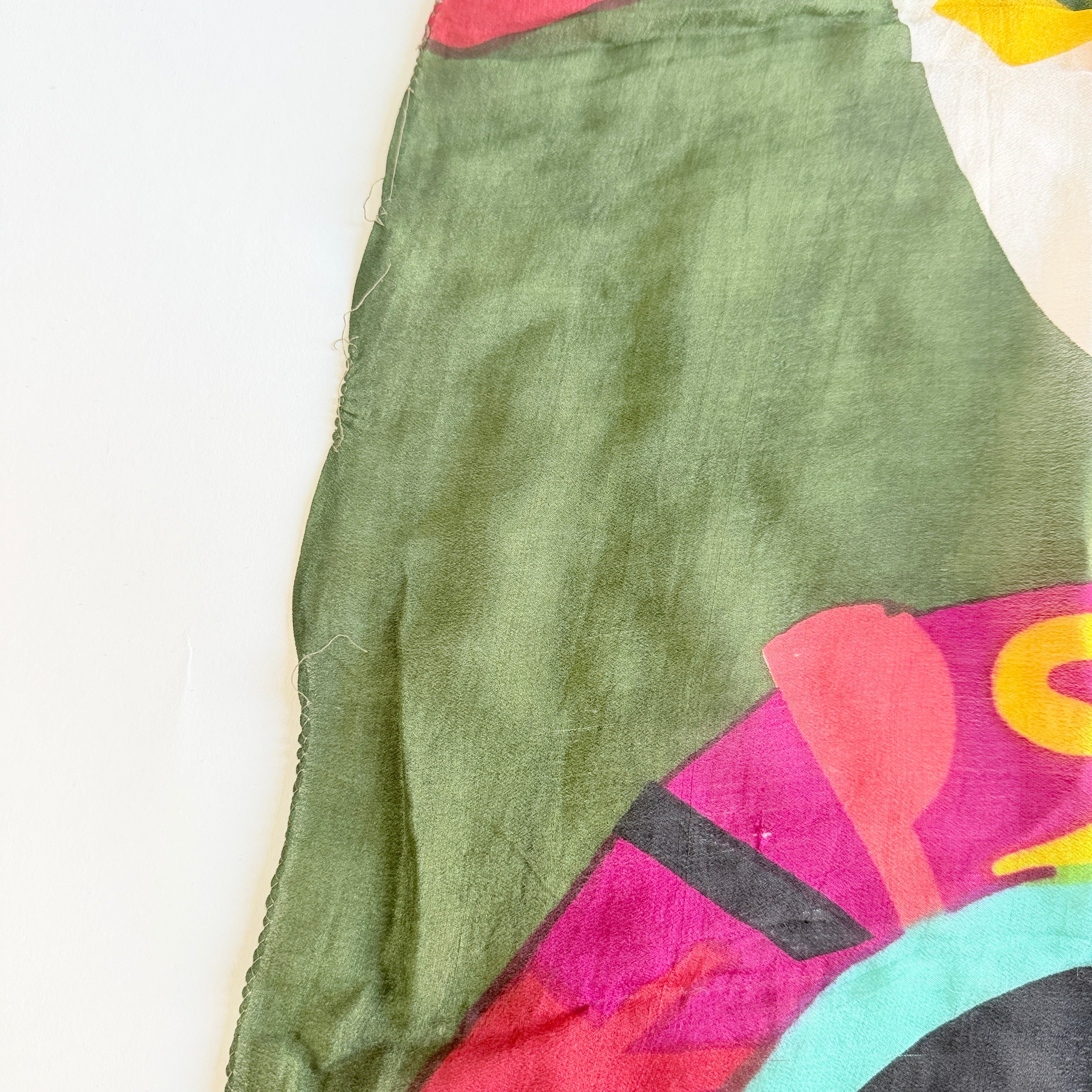Vintage Silk scarf _L-2_