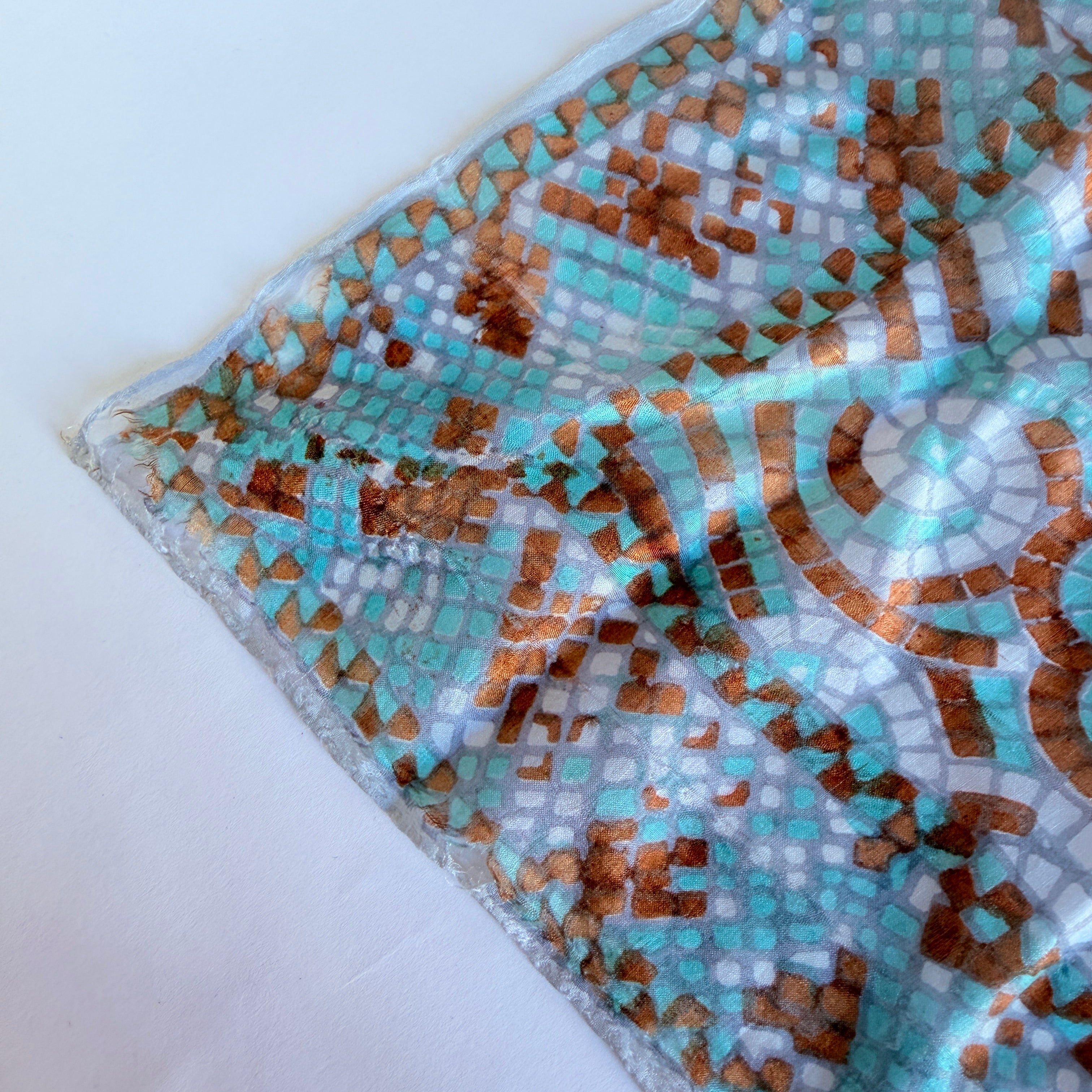 Vintage Silk scarf _M-1_