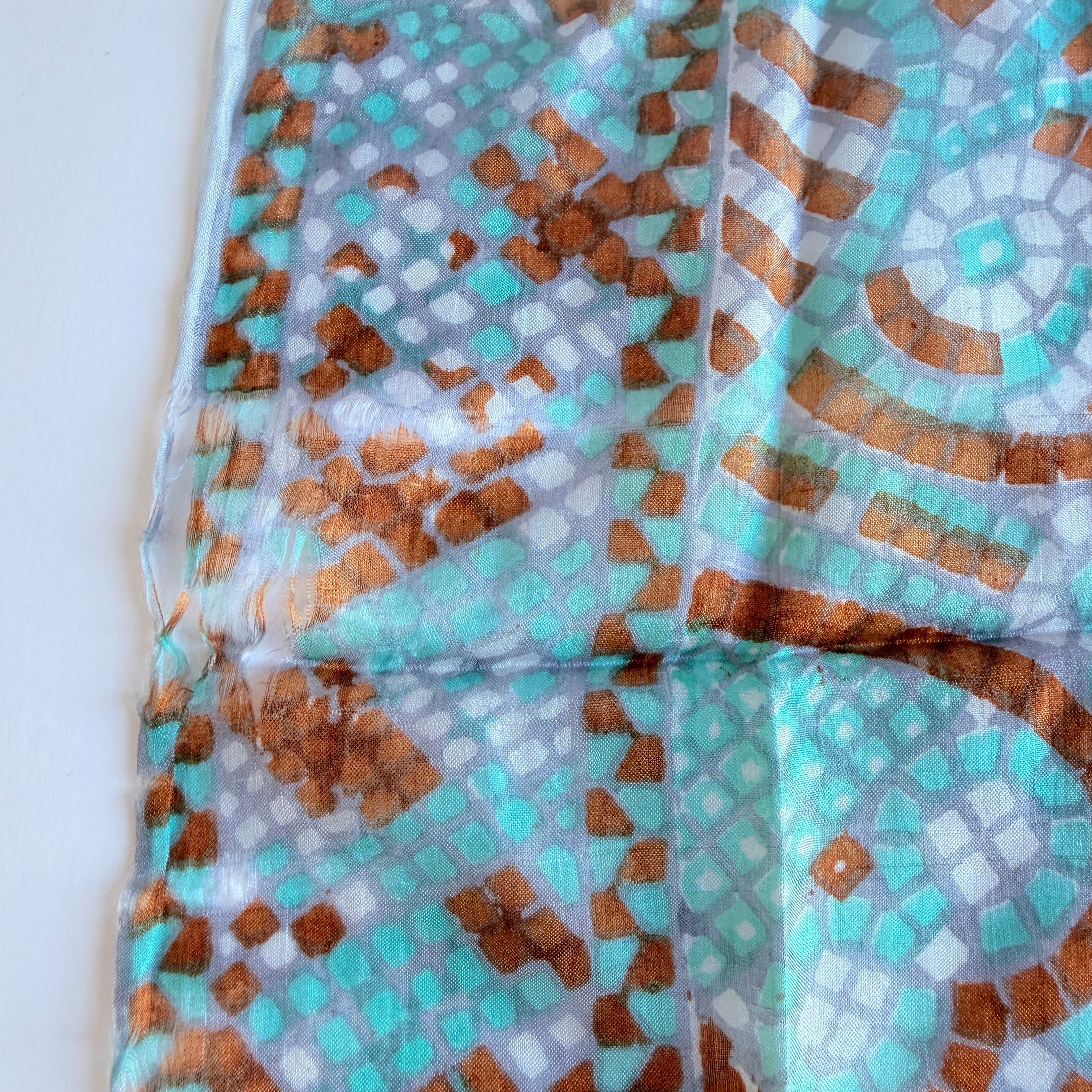 Vintage Silk scarf _M-1_