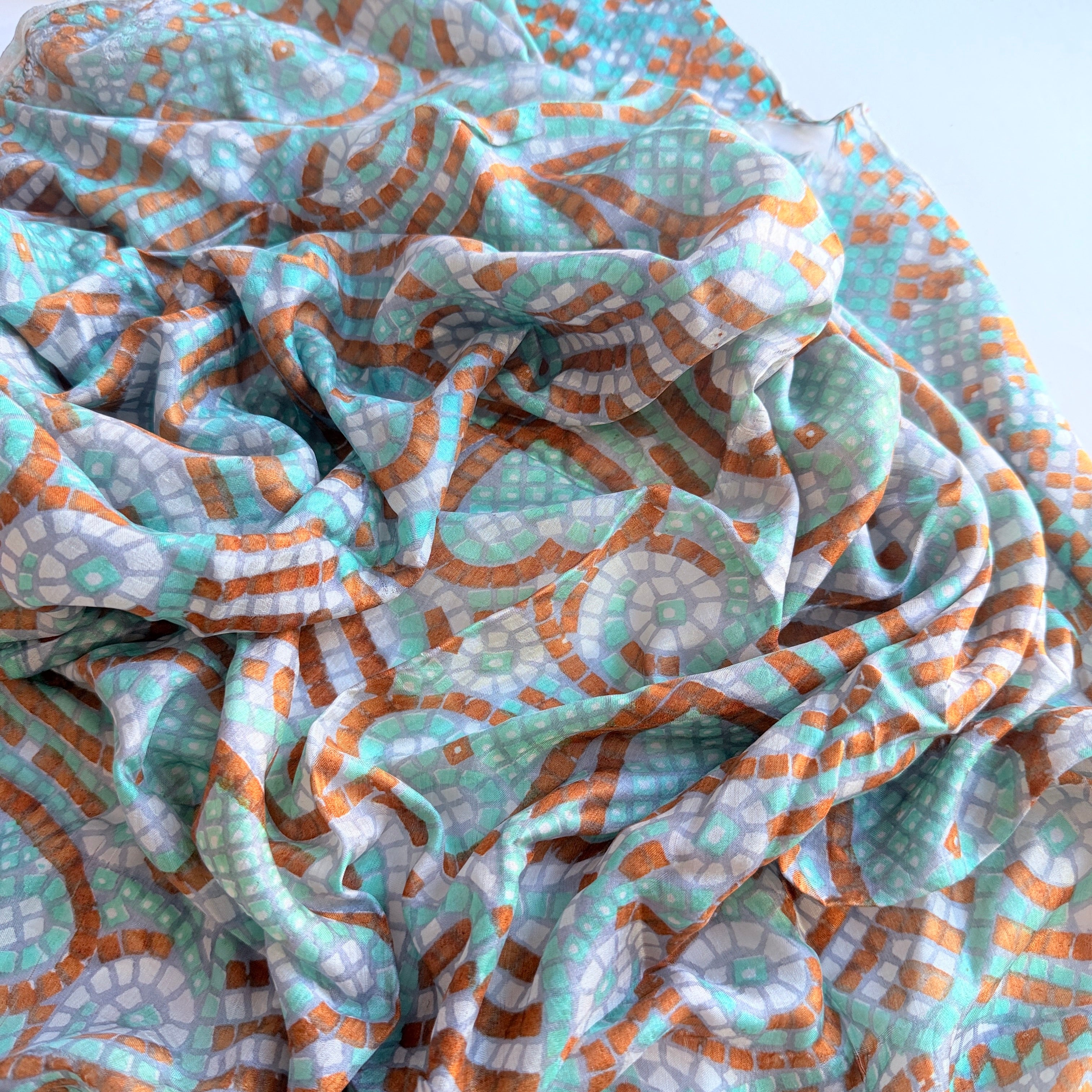 Vintage Silk scarf _M-1_