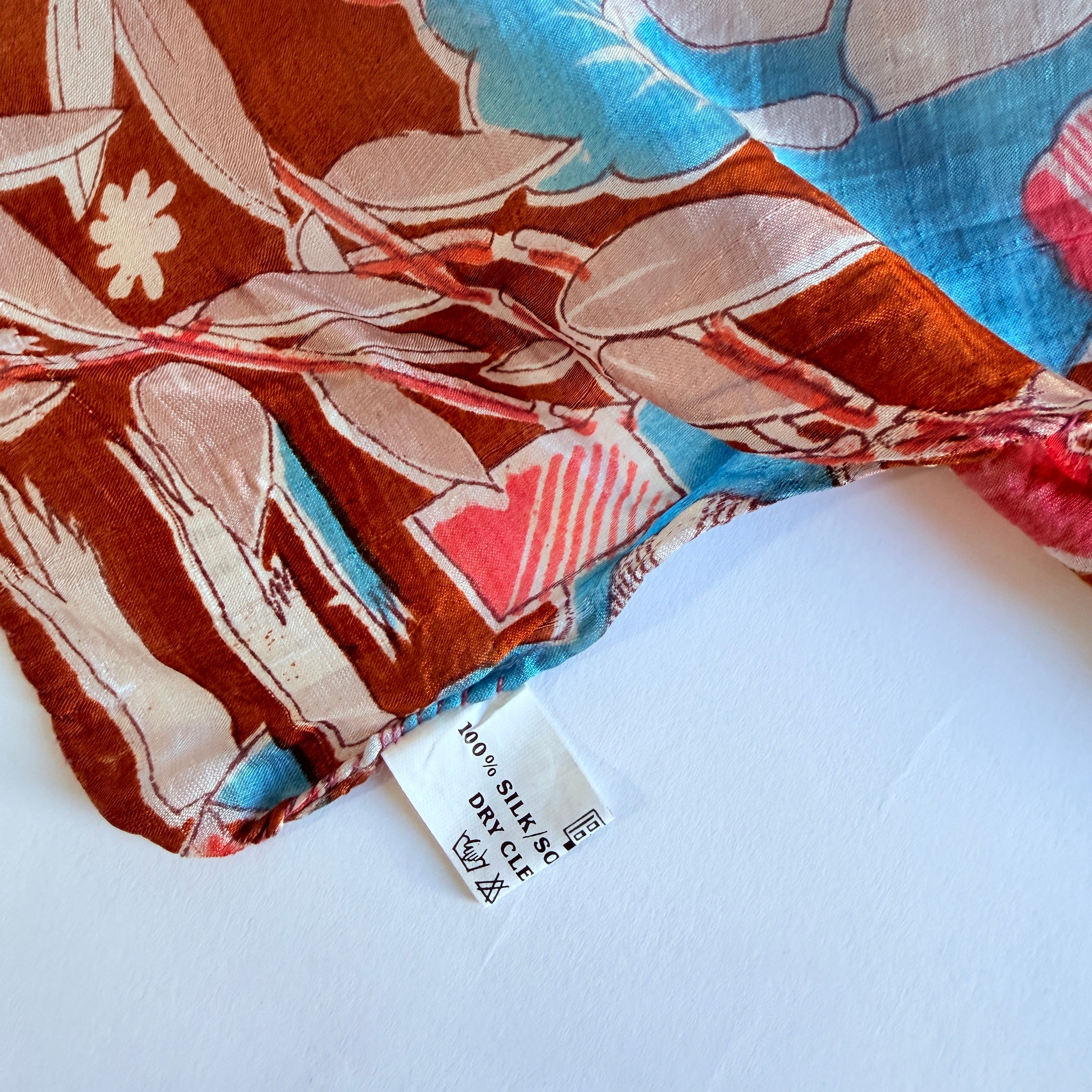 Vintage Silk scarf _L-15_