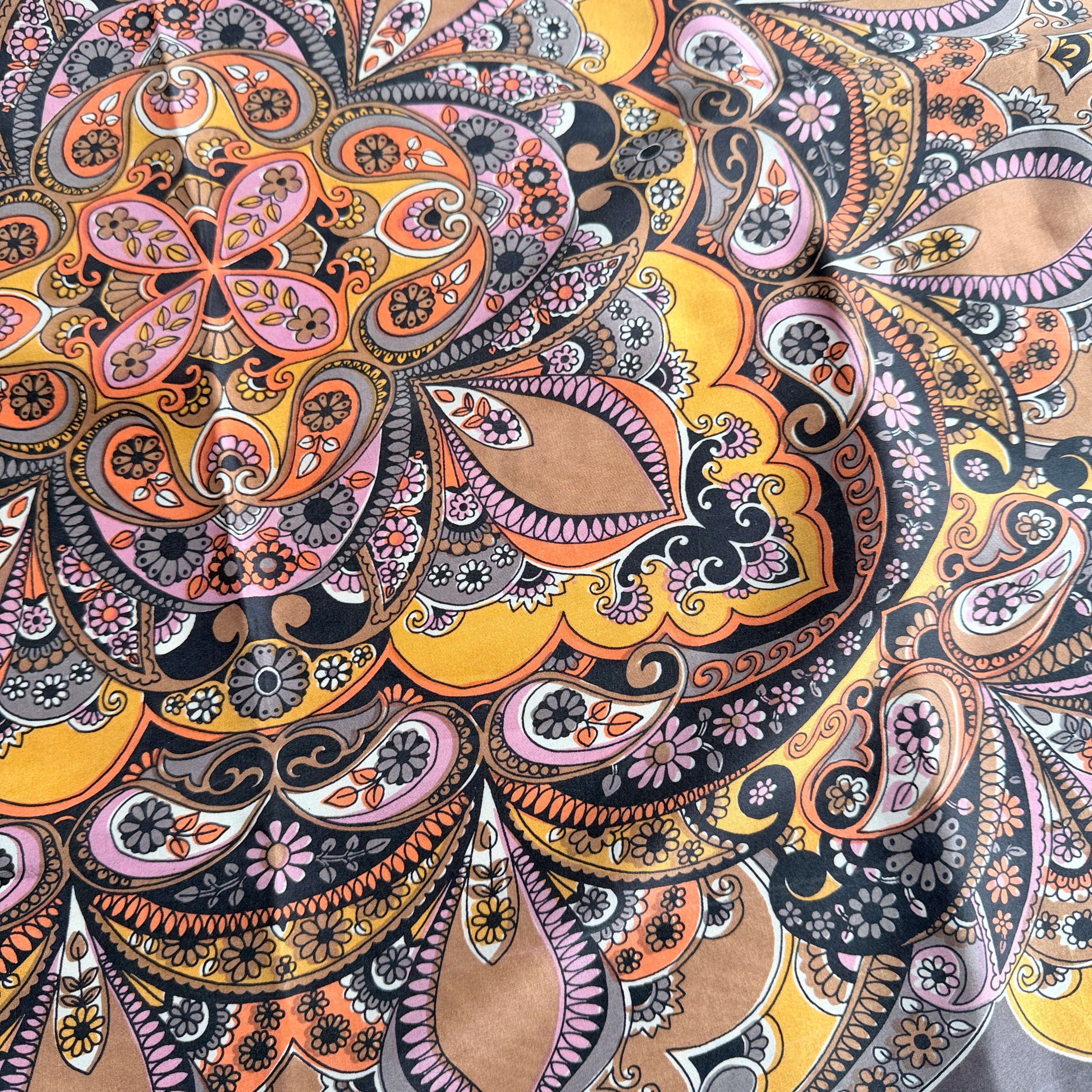 Vintage Silk scarf _M-19_