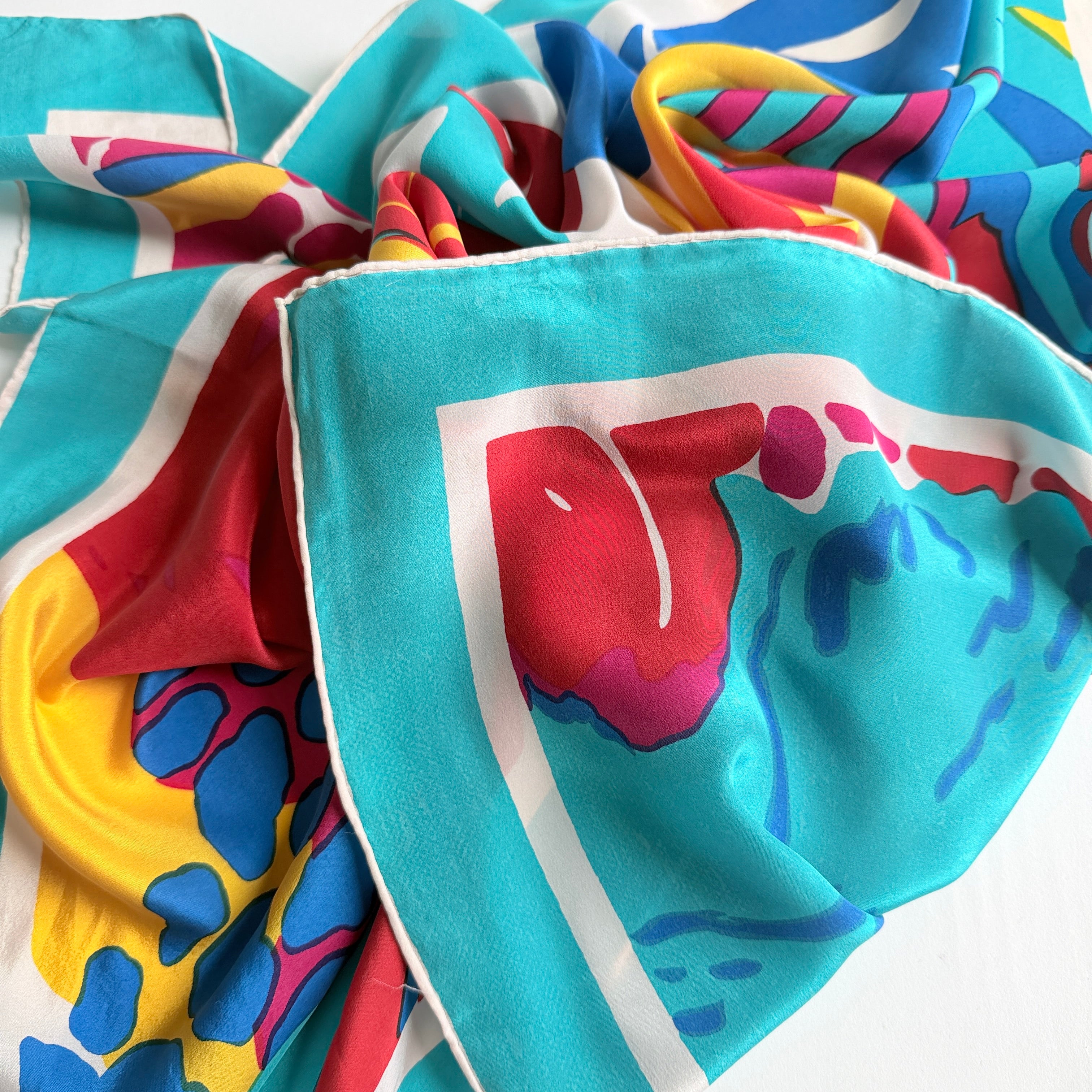 Vintage Silk scarf _M-2_