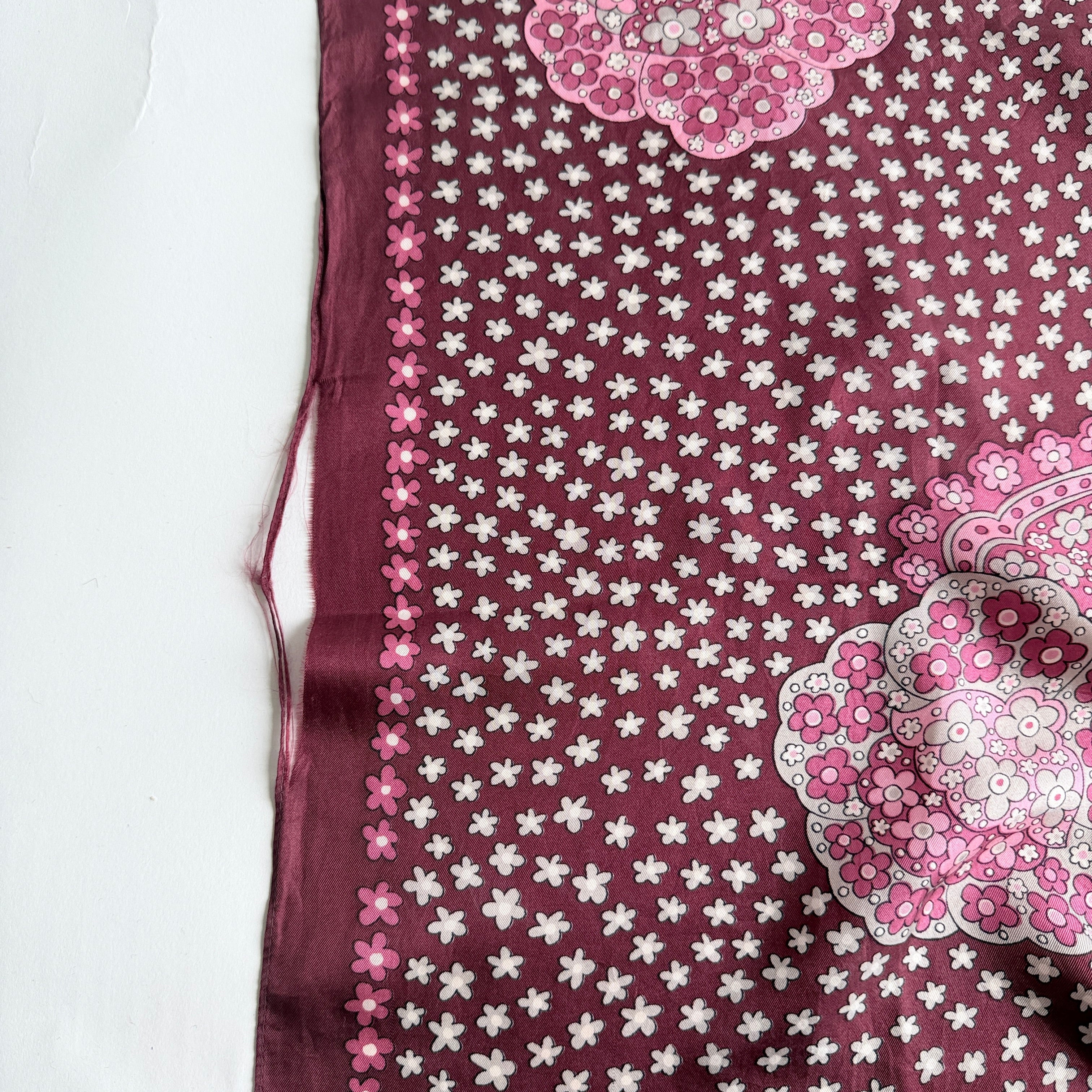 Vintage Silk scarf _M-29_