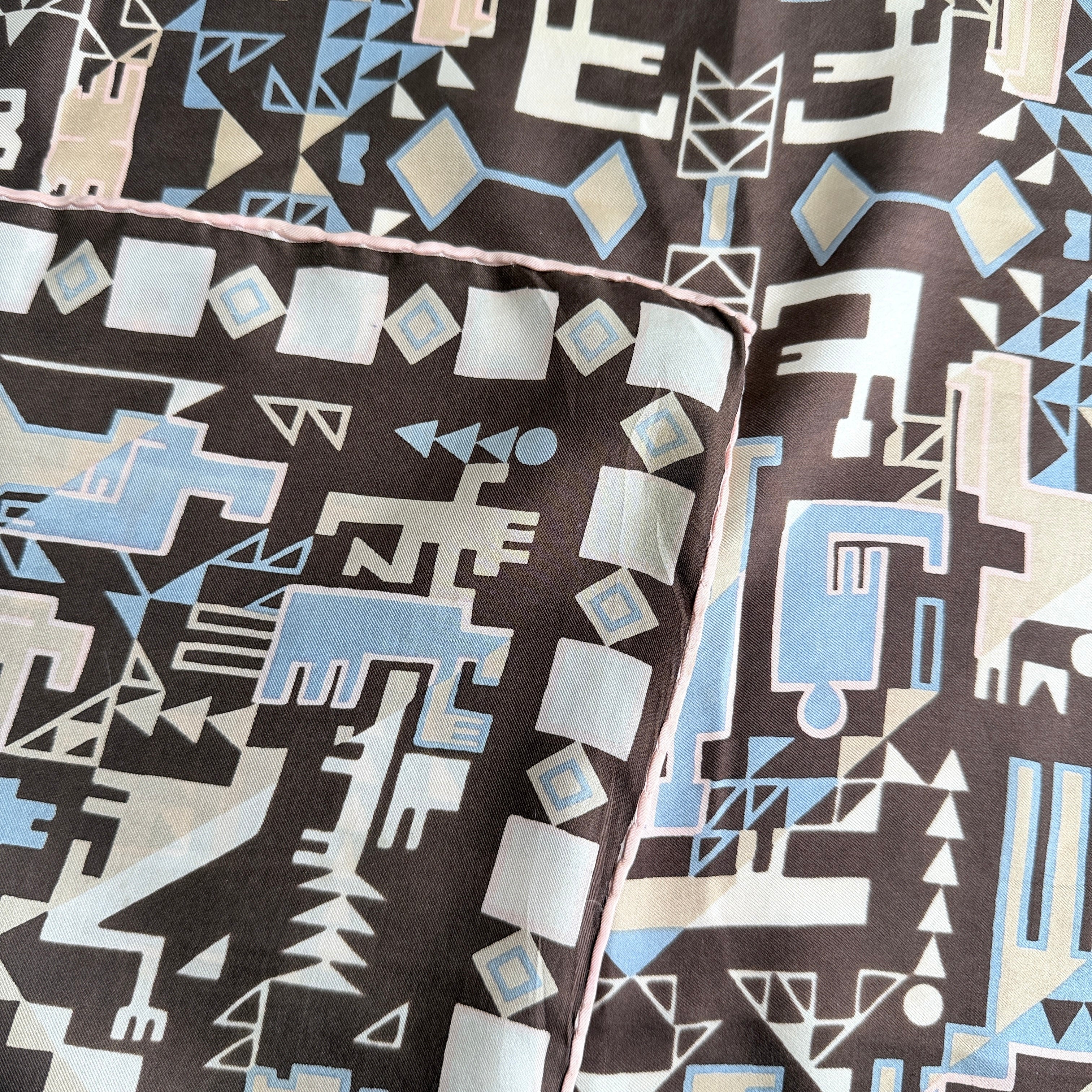 Vintage Silk scarf _M-36_