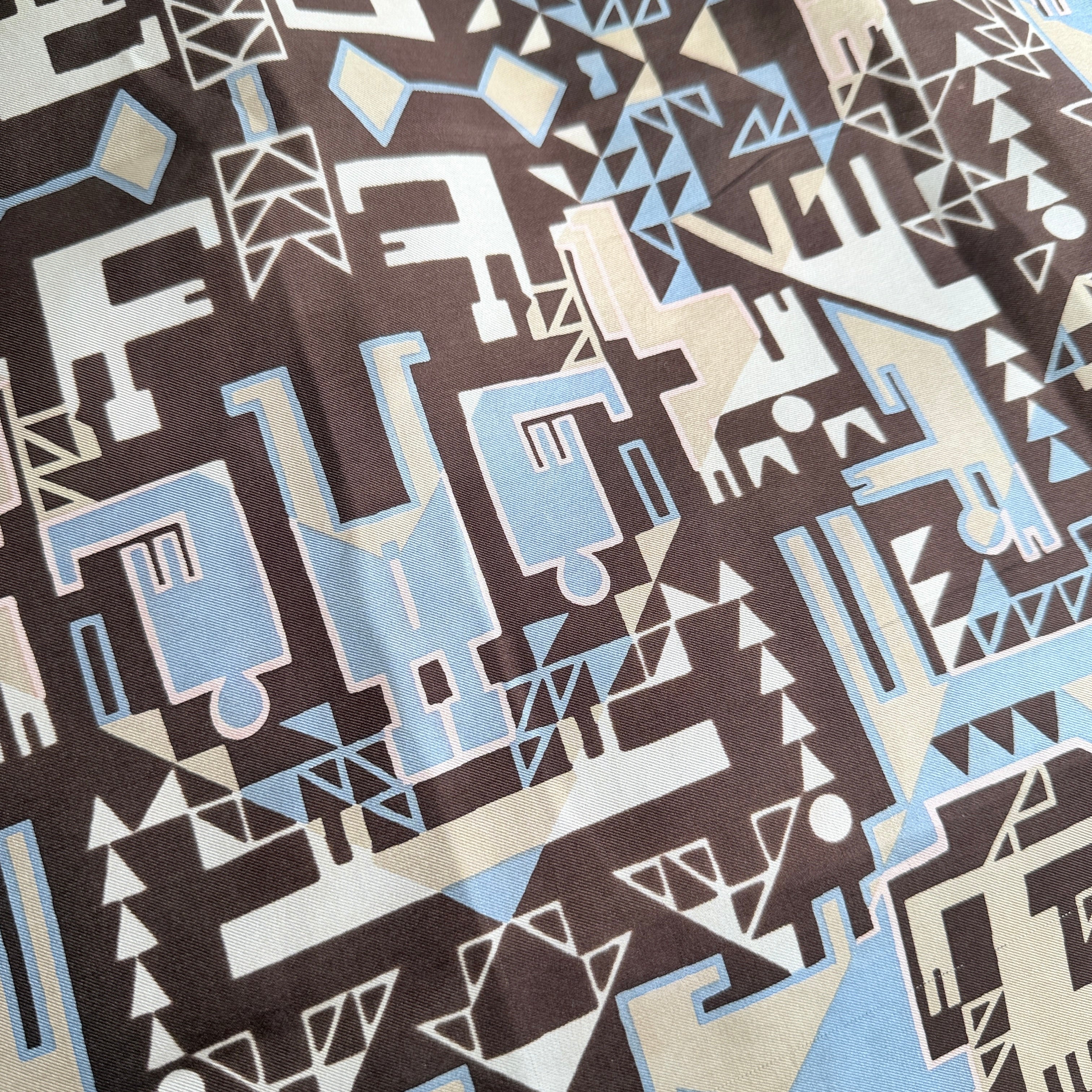 Vintage Silk scarf _M-36_