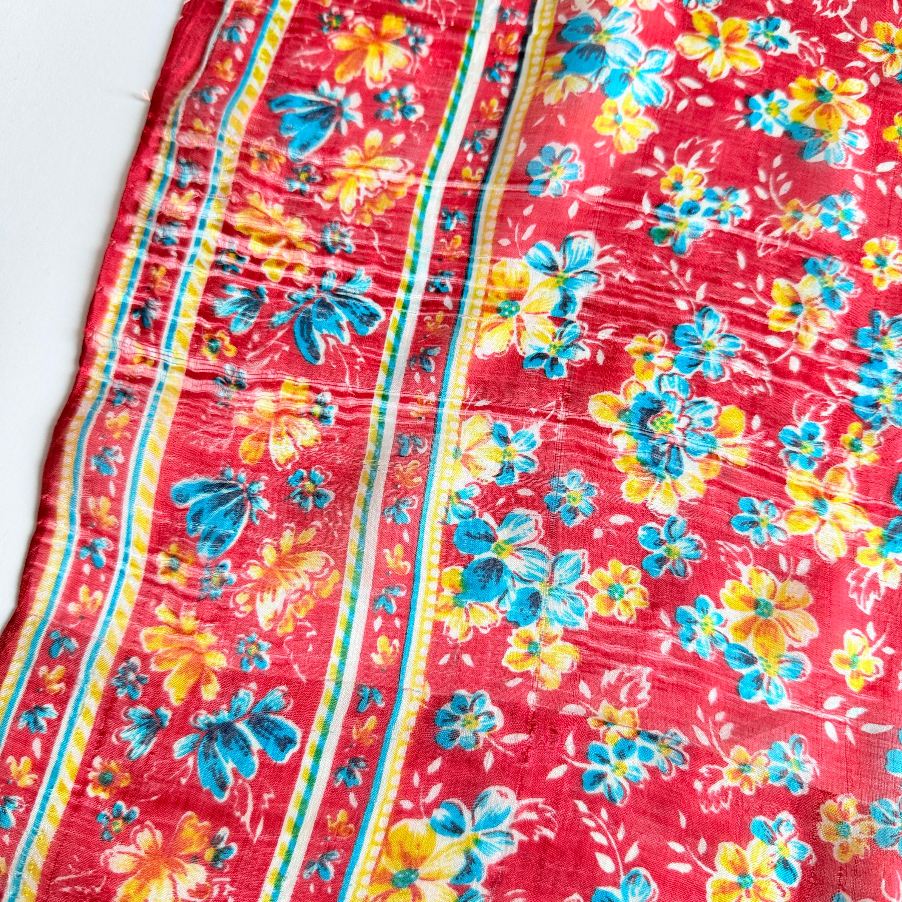 Vintage Silk scarf _L-6_