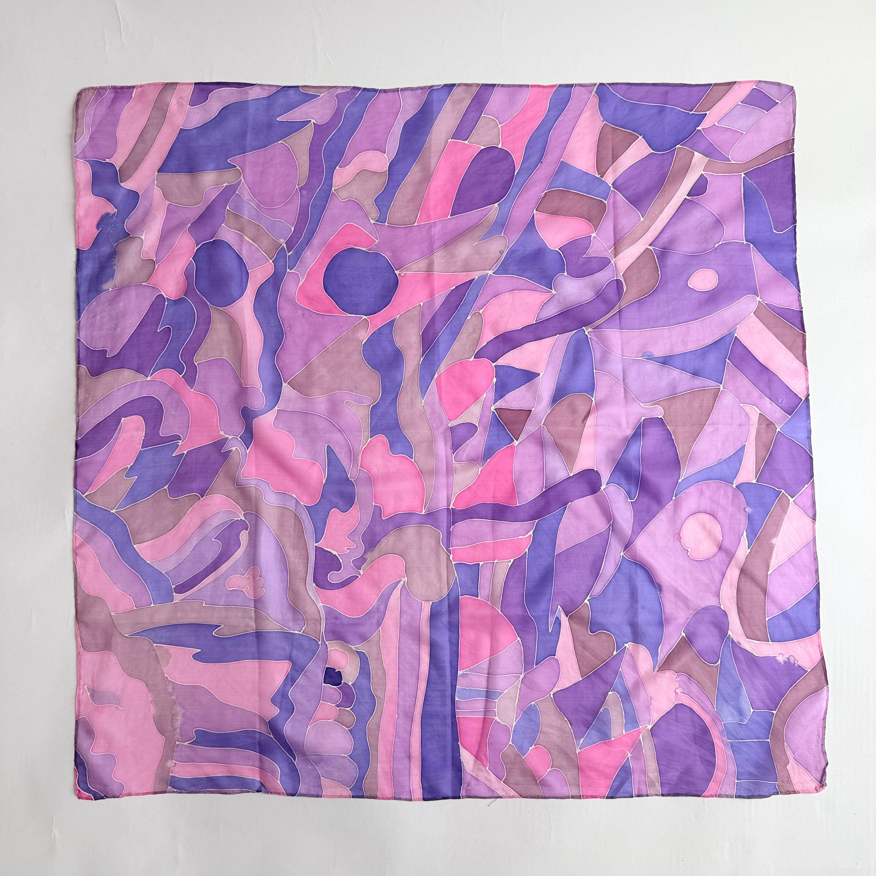 Vintage Silk scarf _L-19