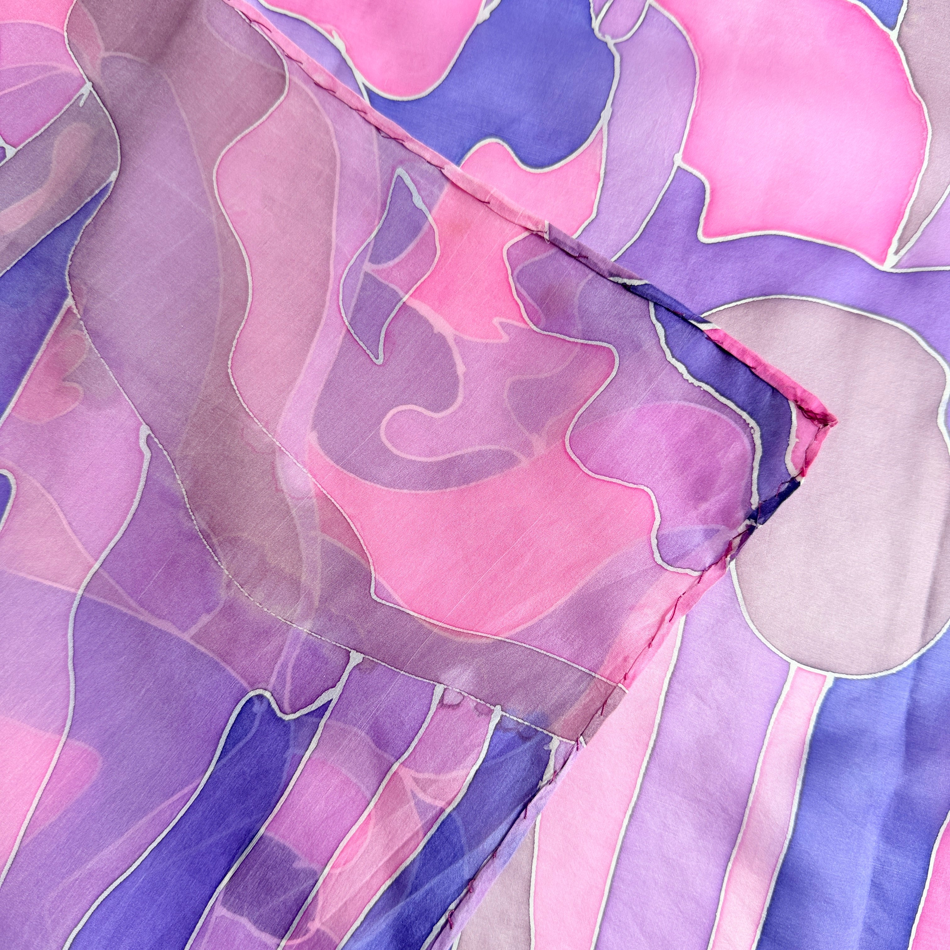 Vintage Silk scarf _L-19