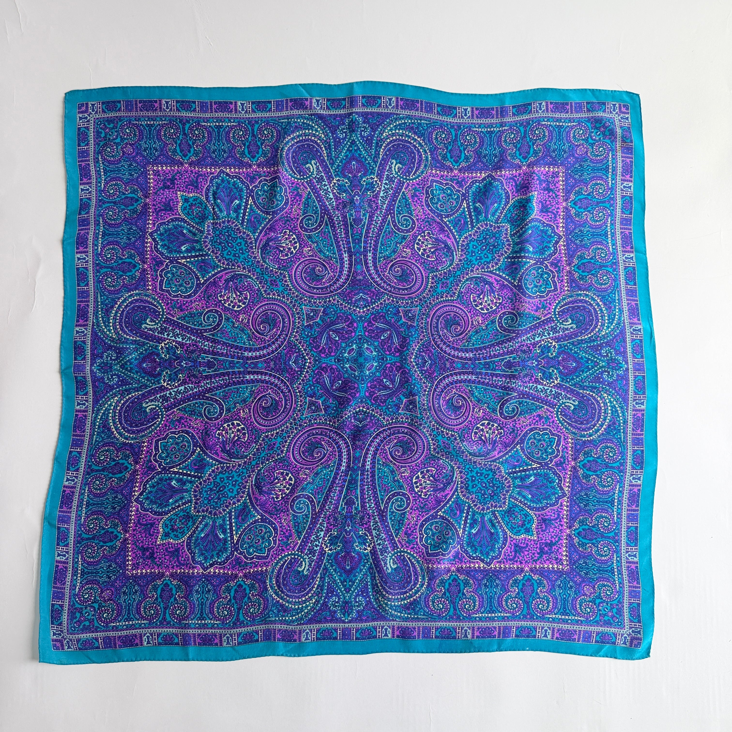 Vintage Silk scarf _M-23_