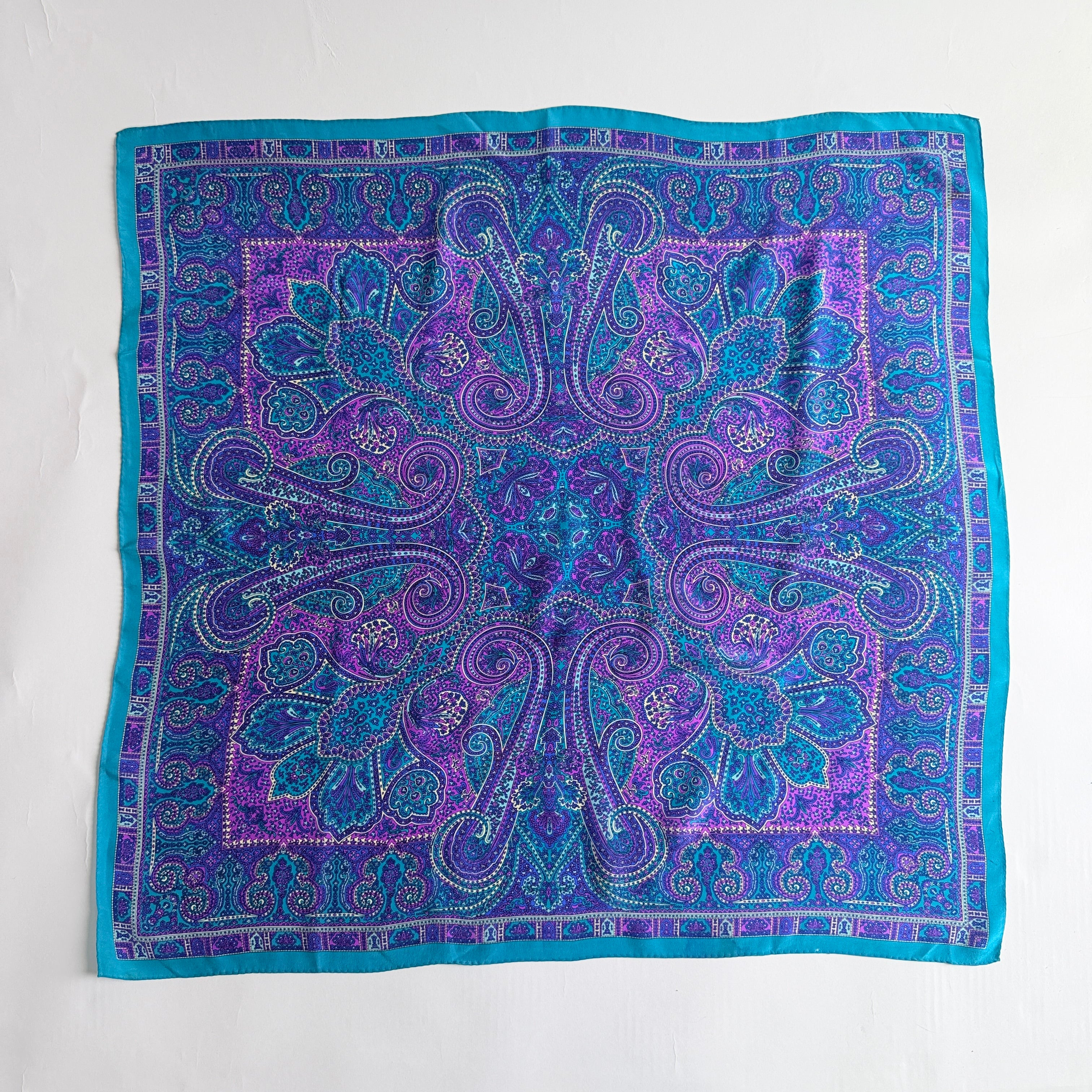 Vintage Silk scarf _M-23_
