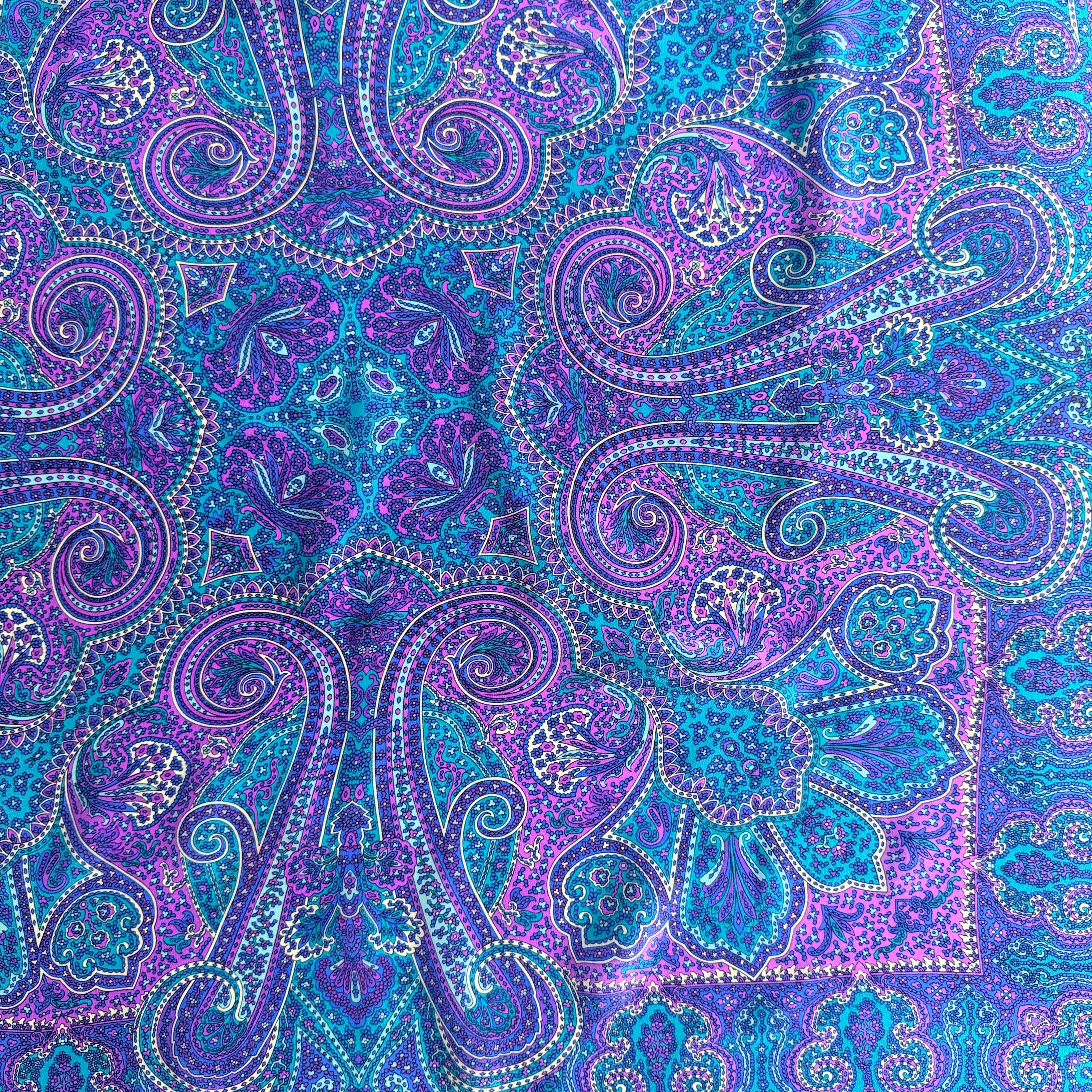 Vintage Silk scarf _M-23_