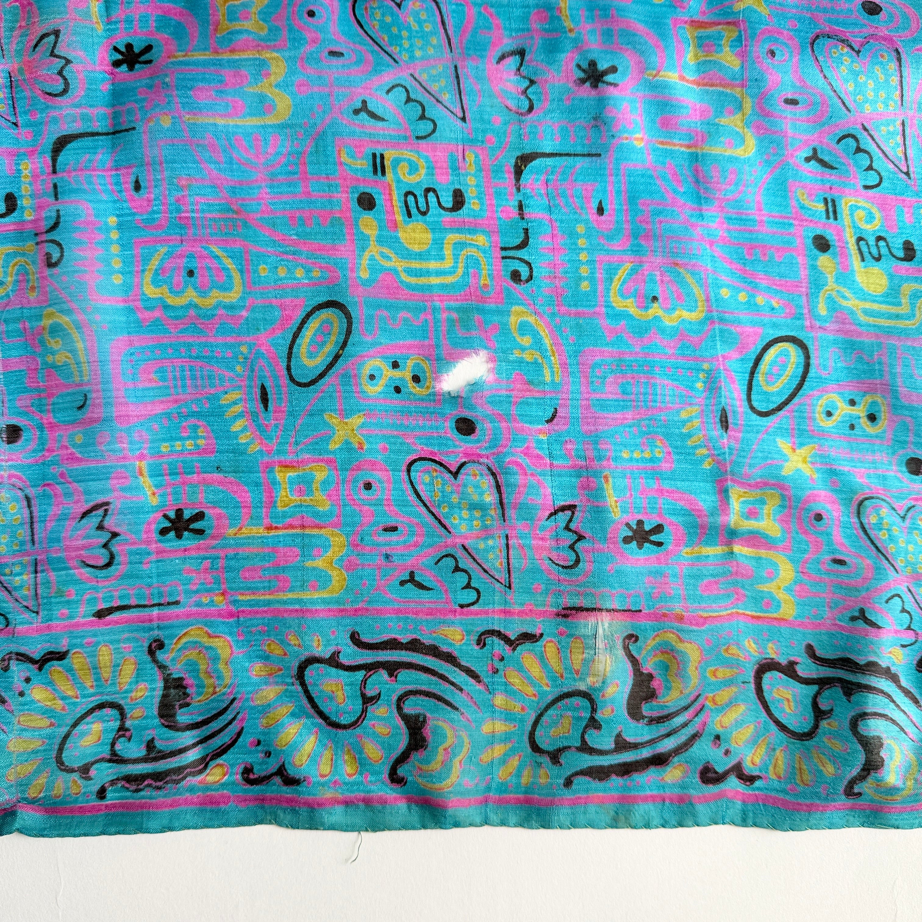 Vintage Silk scarf _M-8_