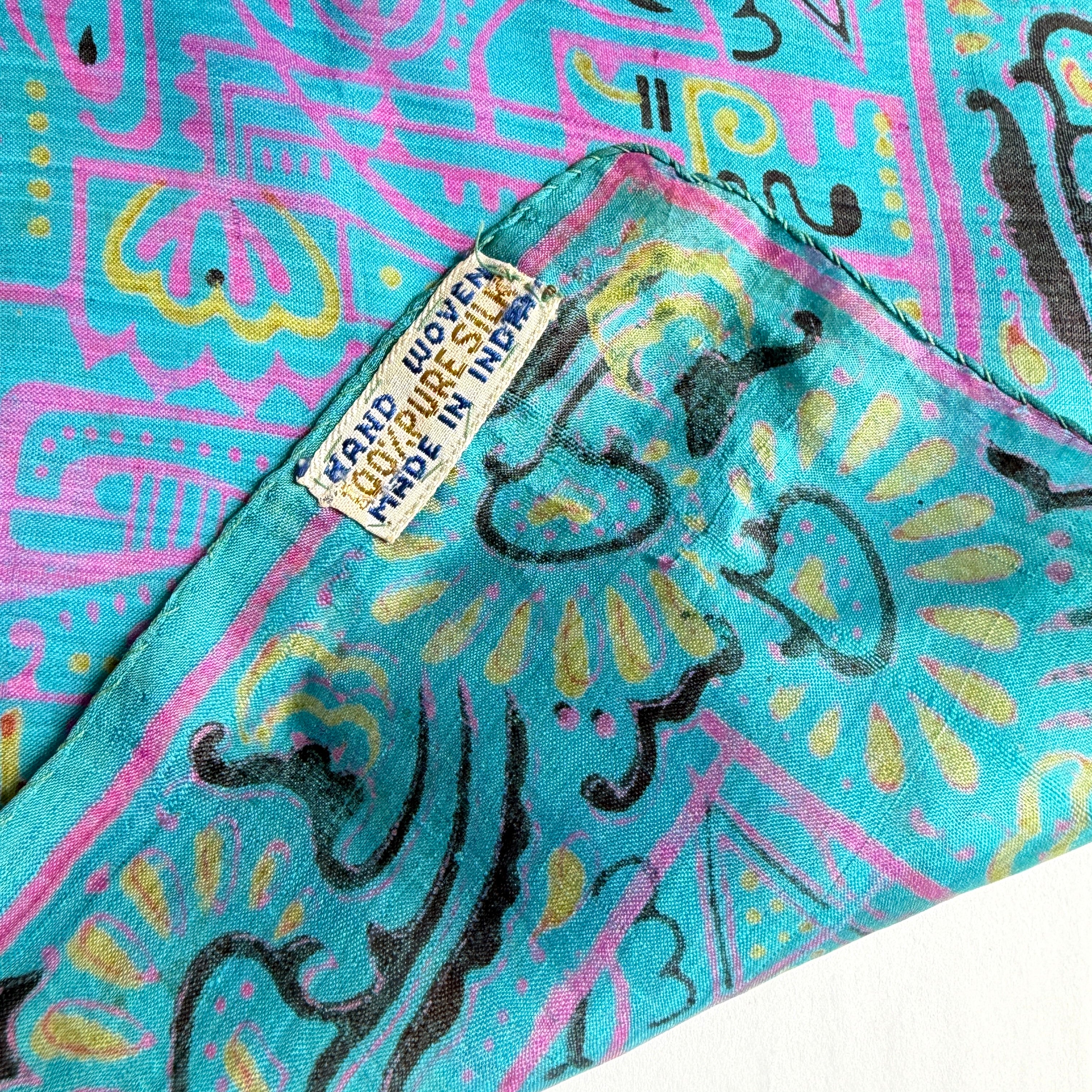 Vintage Silk scarf _M-8_
