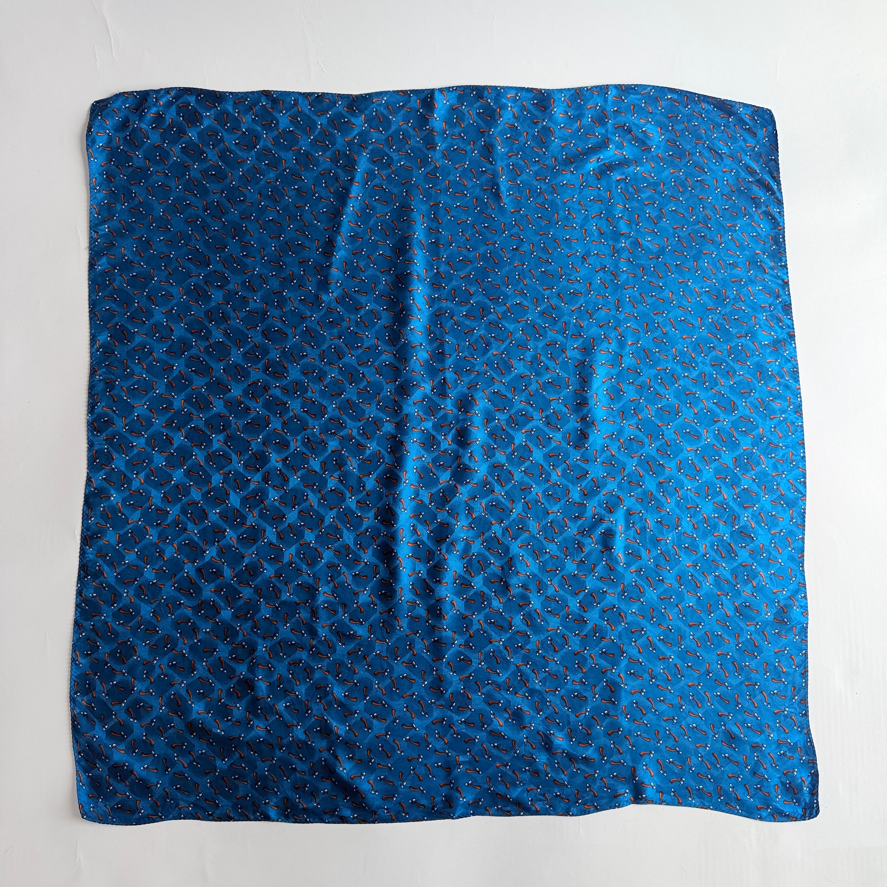 Vintage Silk scarf _L-21