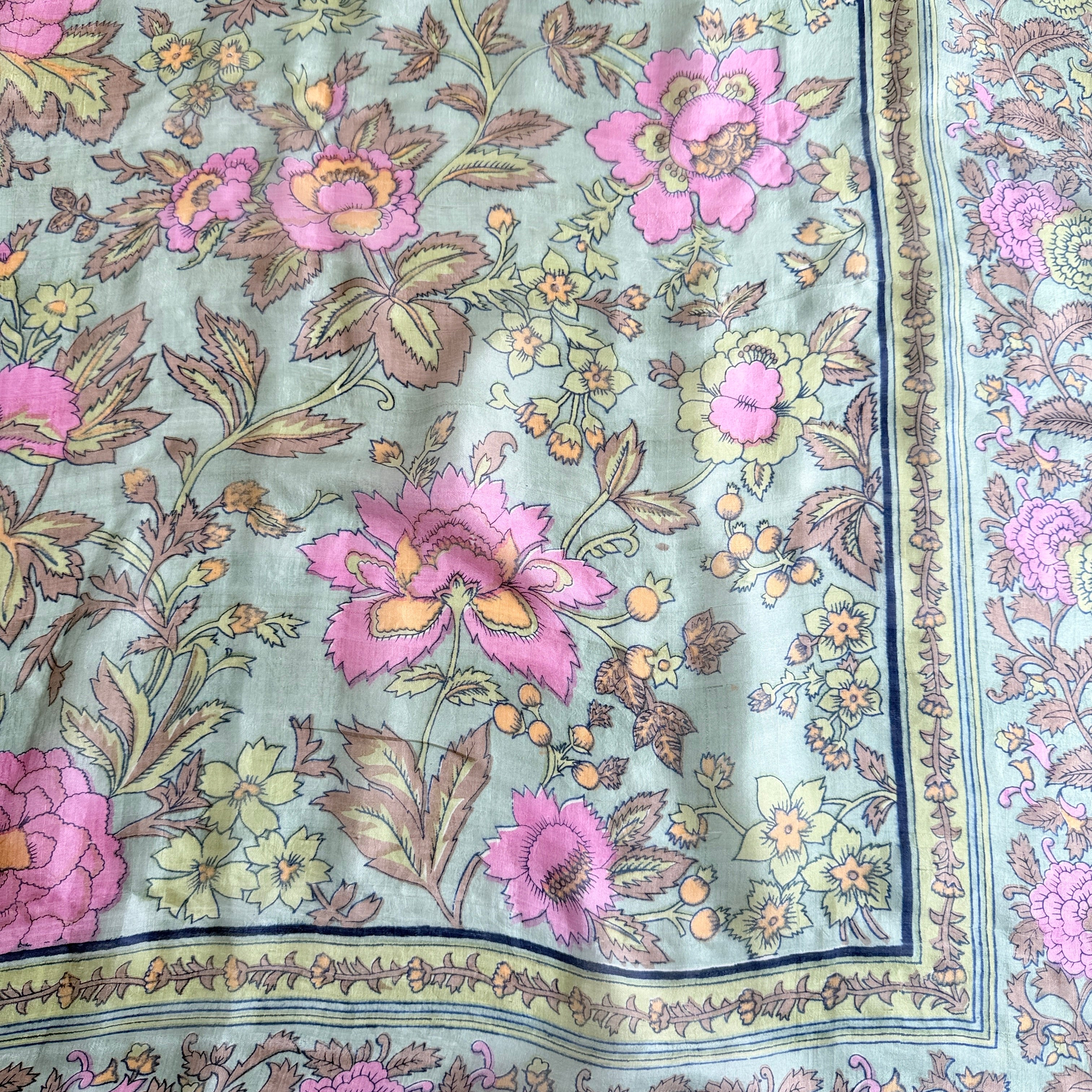 Vintage Silk scarf _L-9_