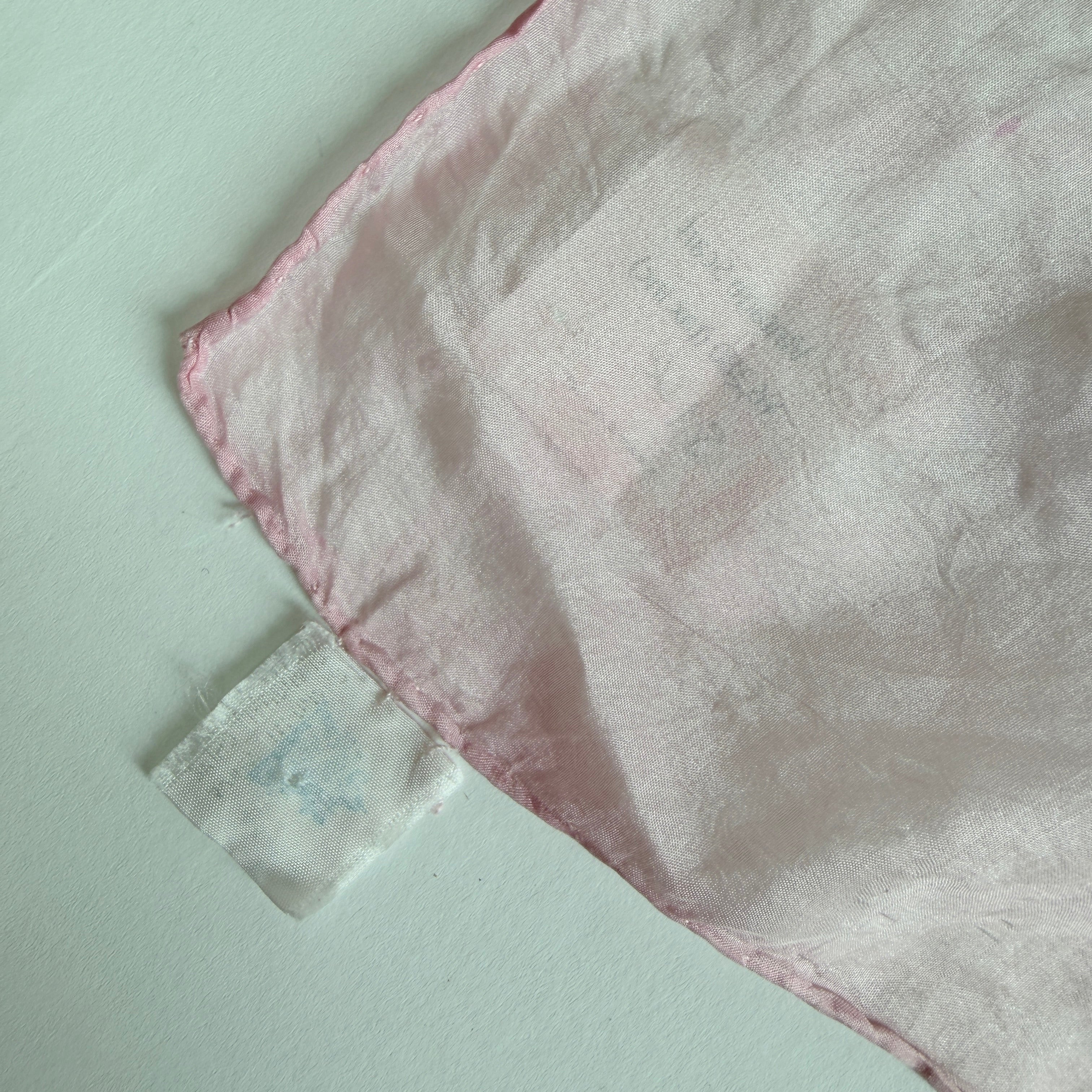 Vintage Silk scarf _L-18