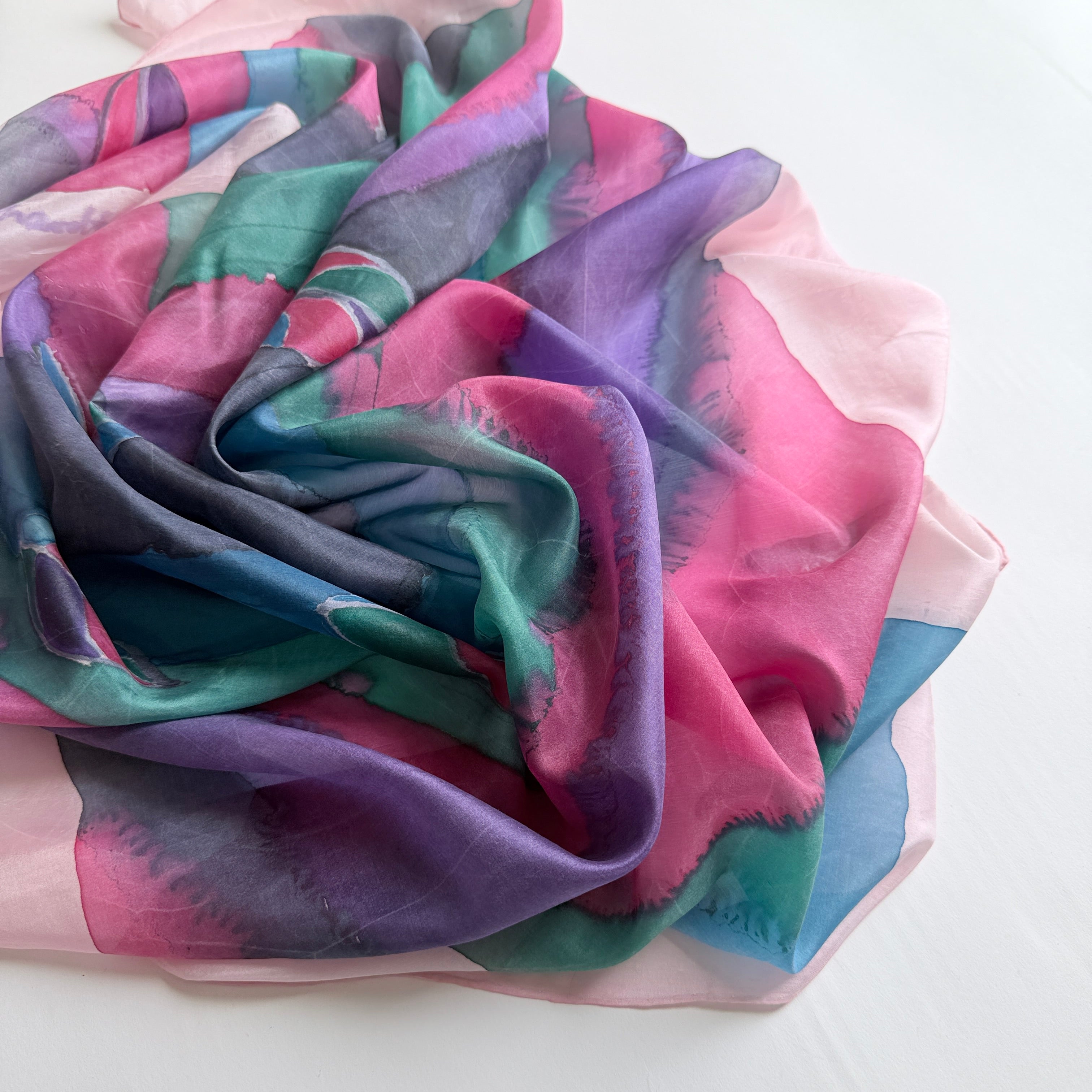 Vintage Silk scarf _L-18