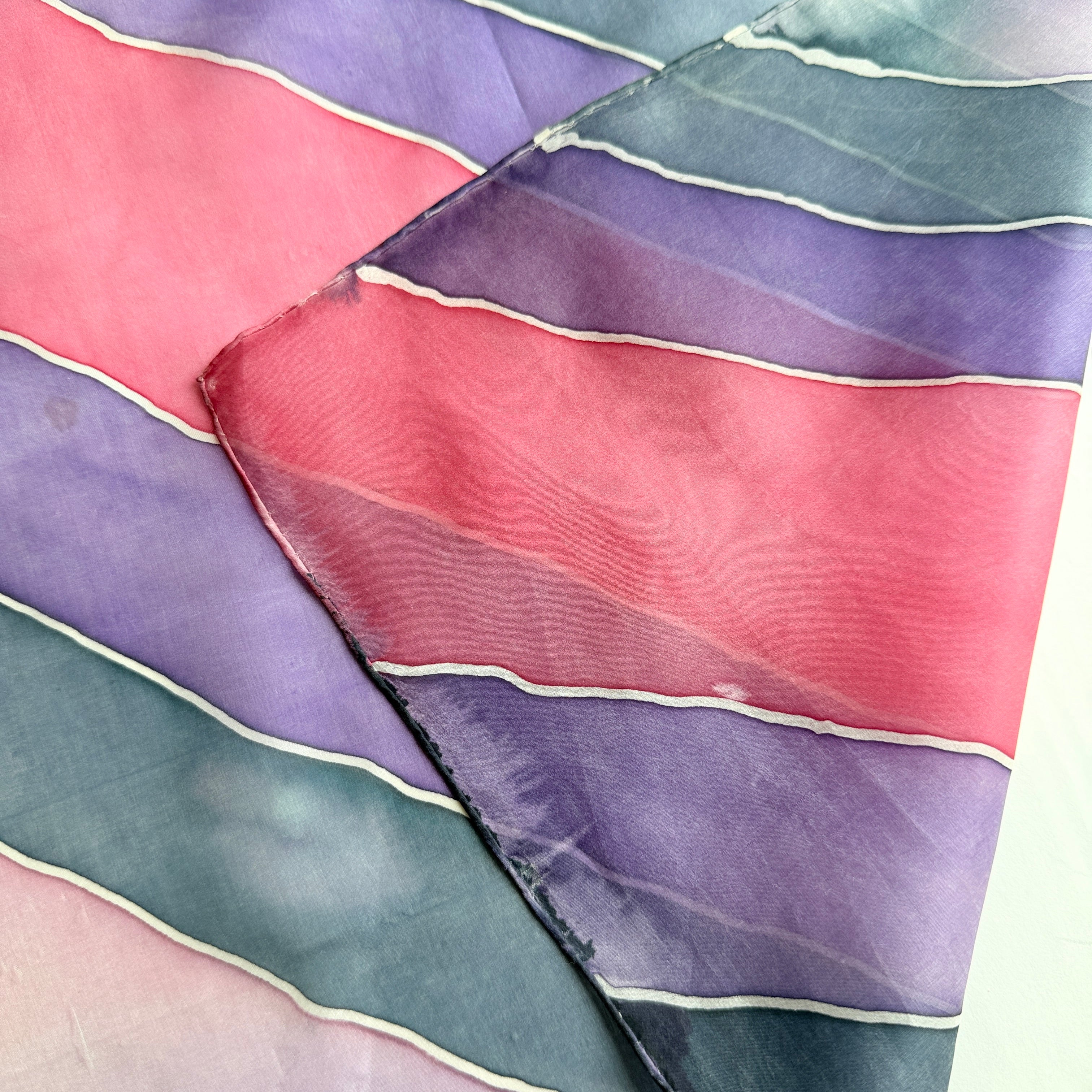 Vintage Silk scarf _L-12