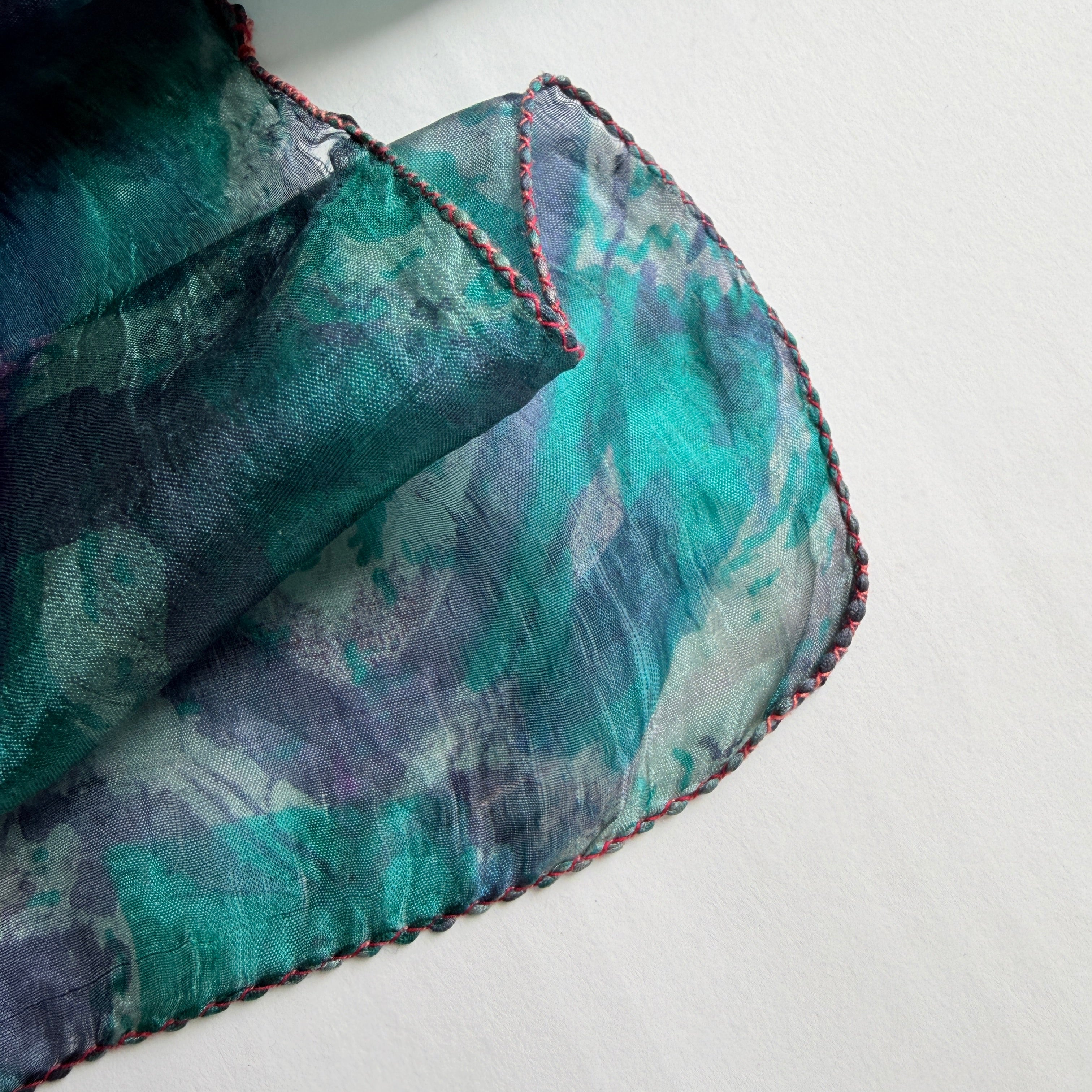 Vintage Silk scarf _L-8