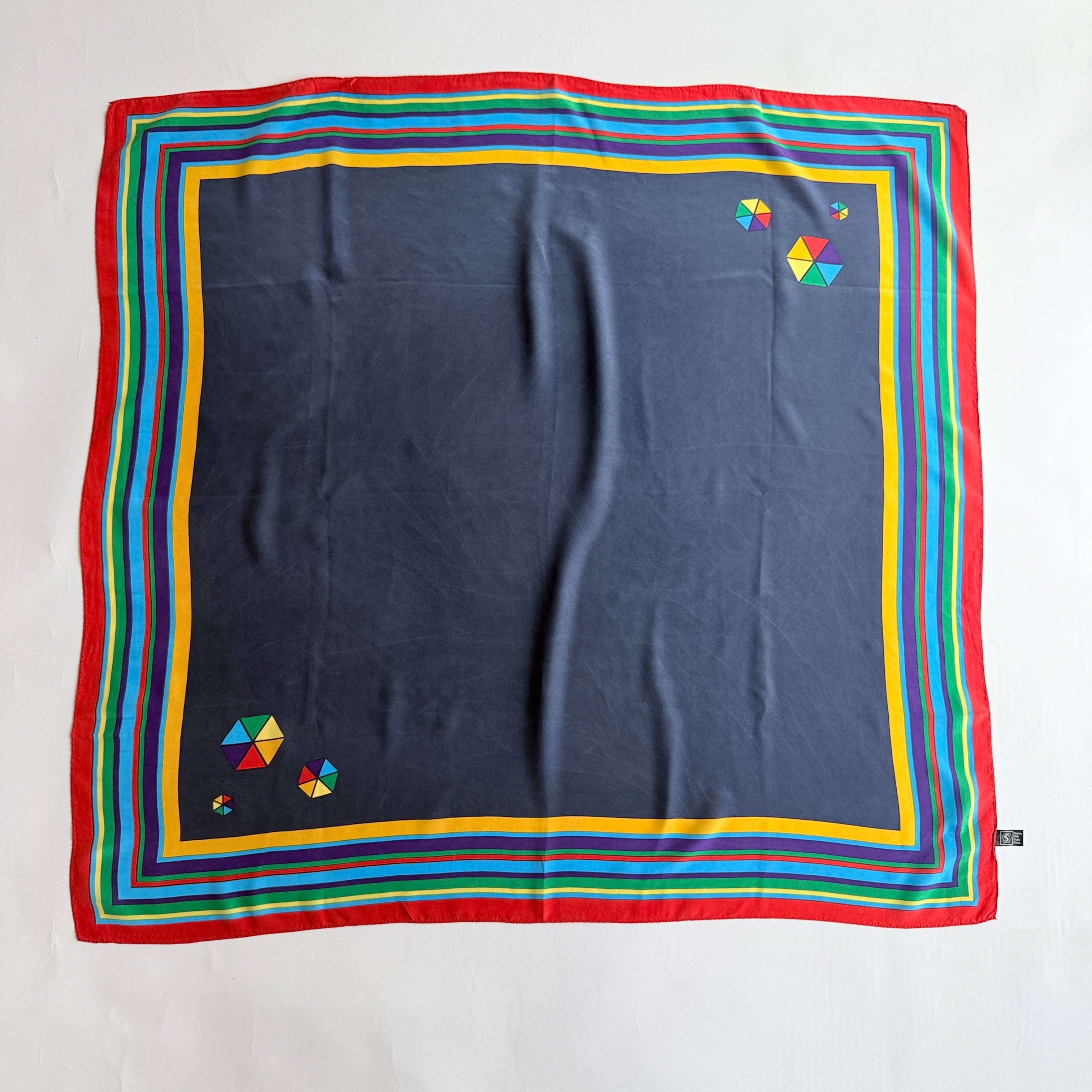Vintage Silk scarf _M-18_
