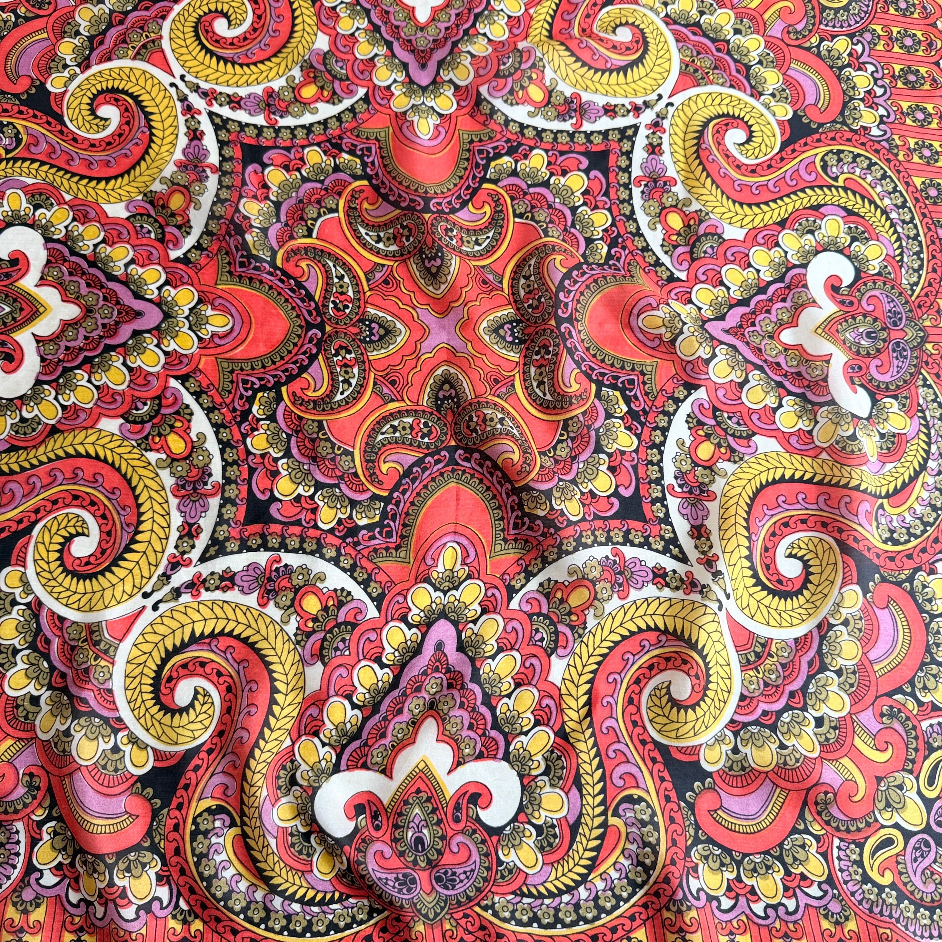 Vintage Silk scarf _M-3_