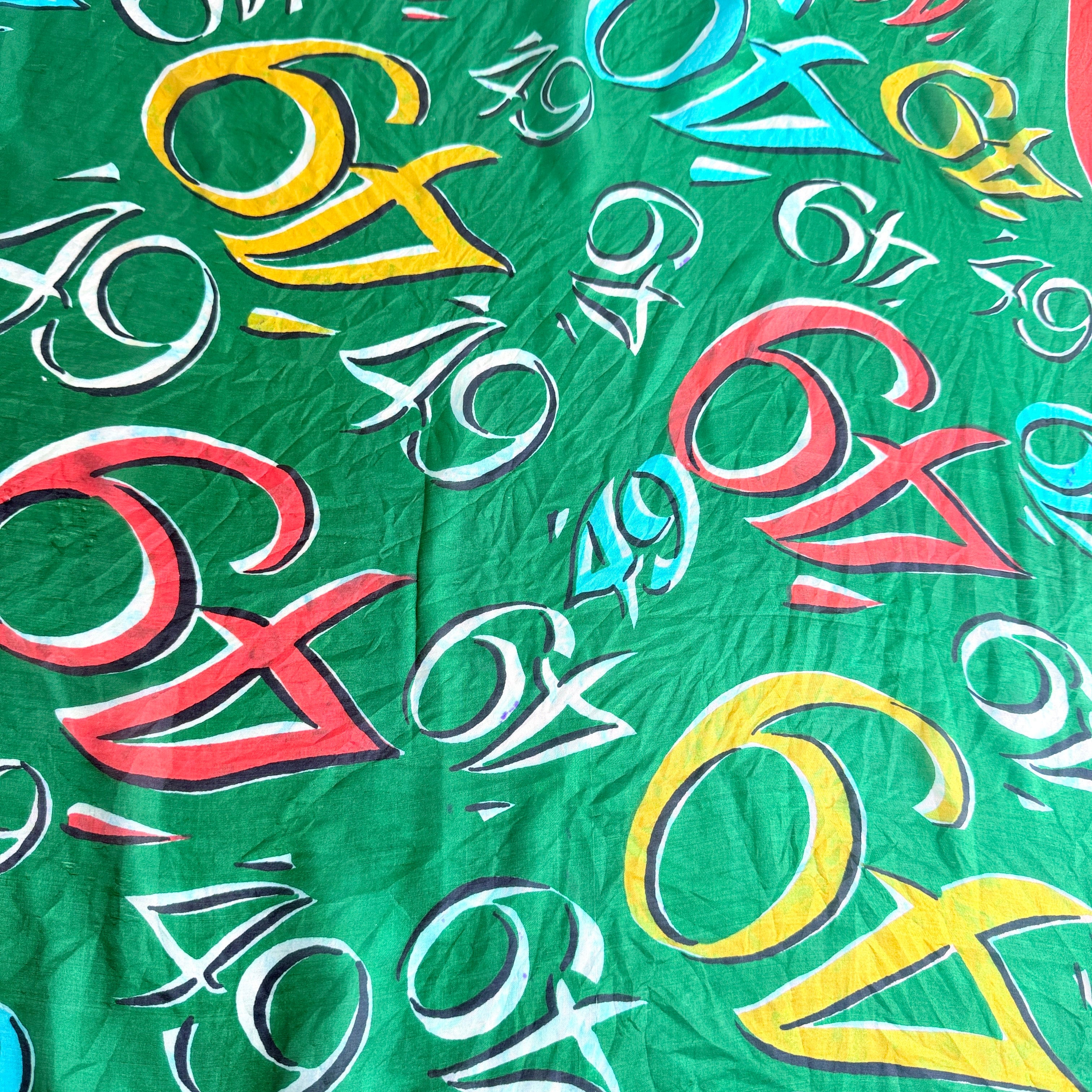 Vintage Silk scarf _L-16