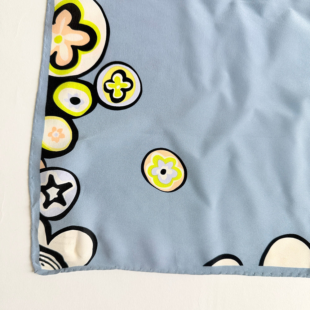 Vintage Silk scarf _S-27