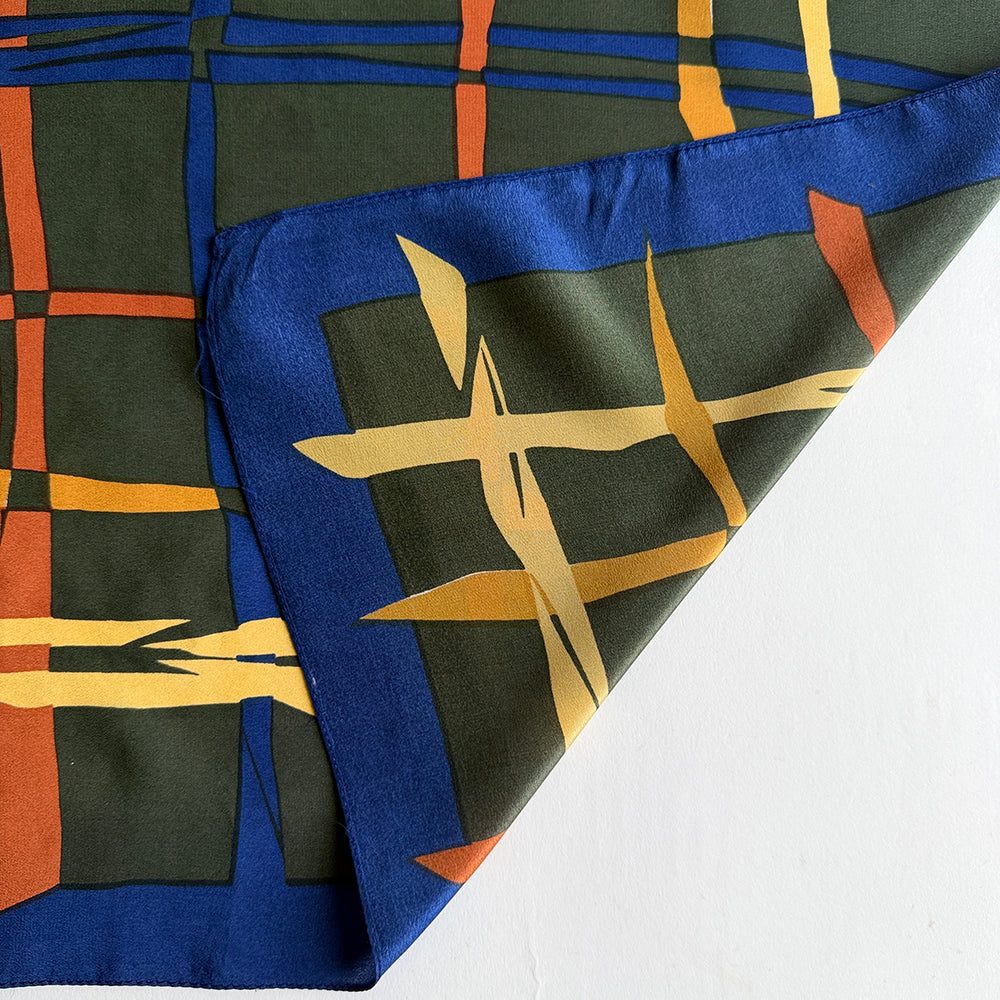 Vintage Silk scarf _S-33