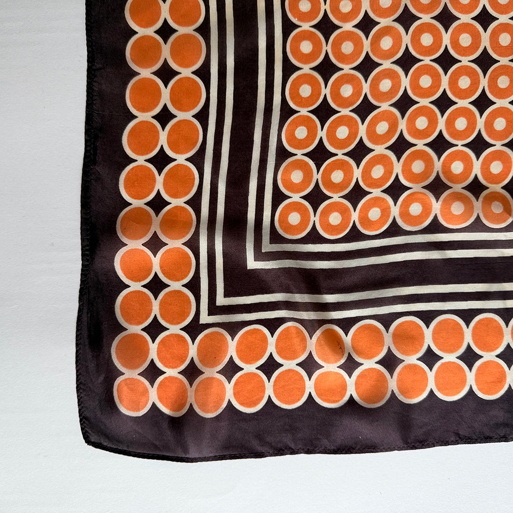 Vintage Silk scarf _S-32