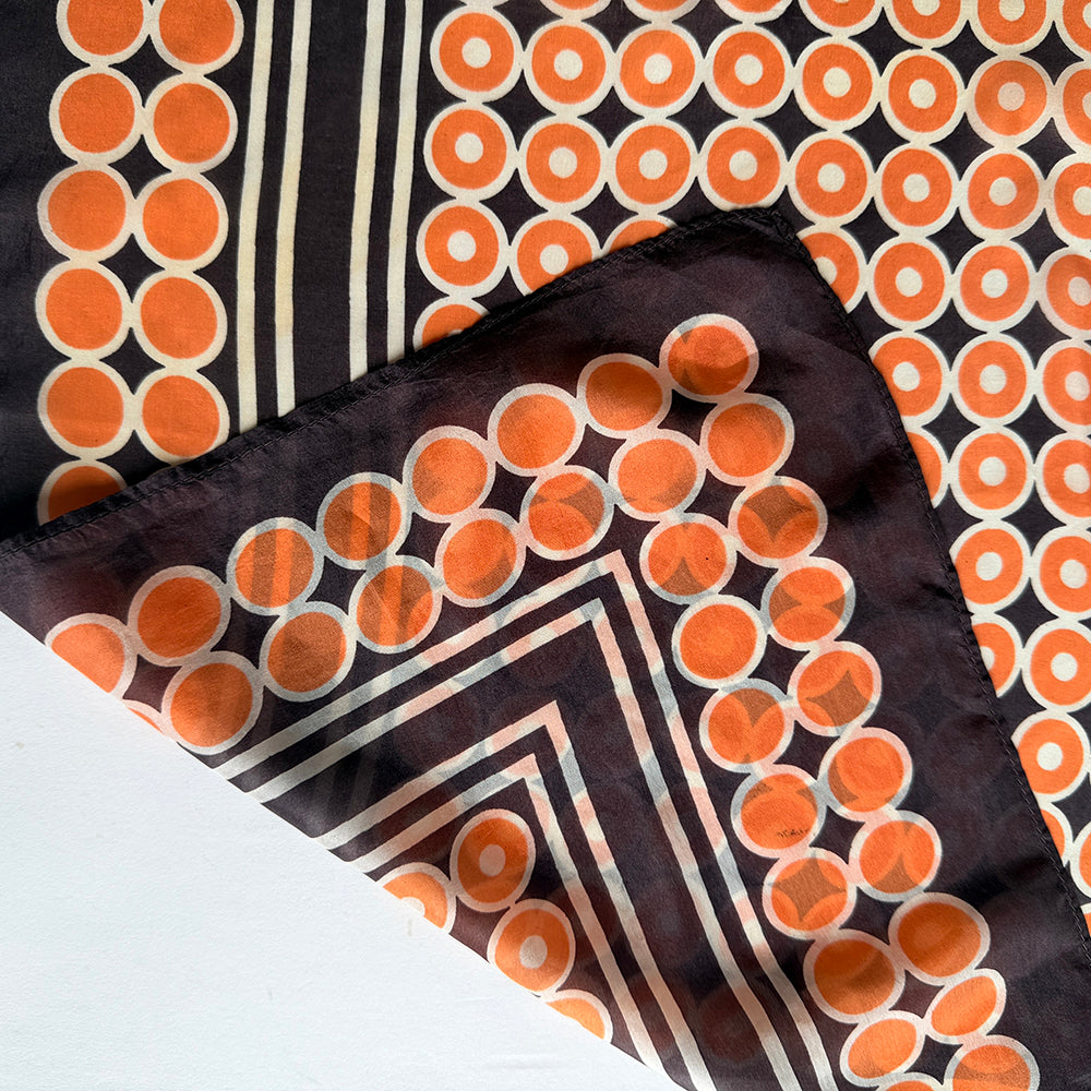 Vintage Silk scarf _S-32