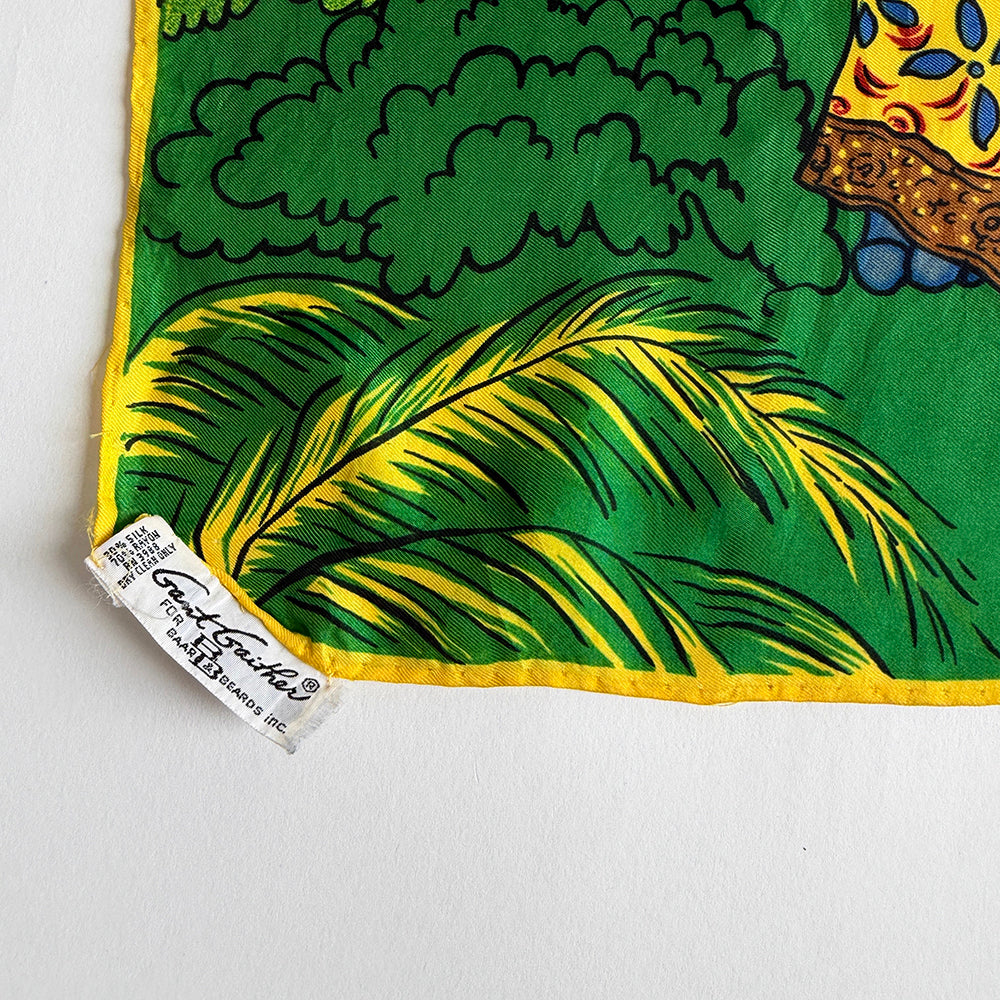 Vintage Silk scarf _S-31_