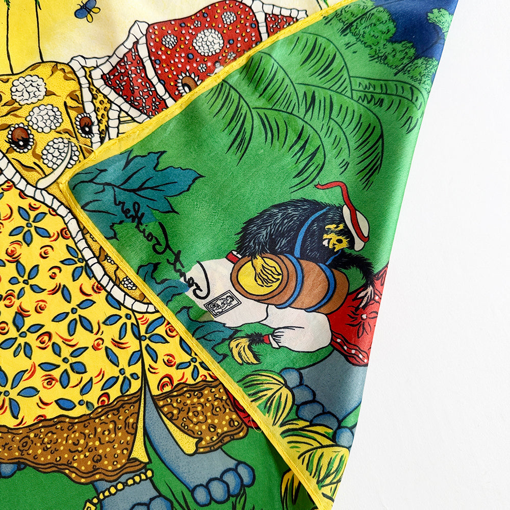 Vintage Silk scarf _S-31_