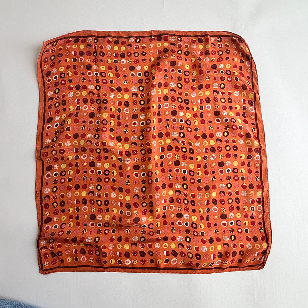 Vintage Silk scarf _S-49