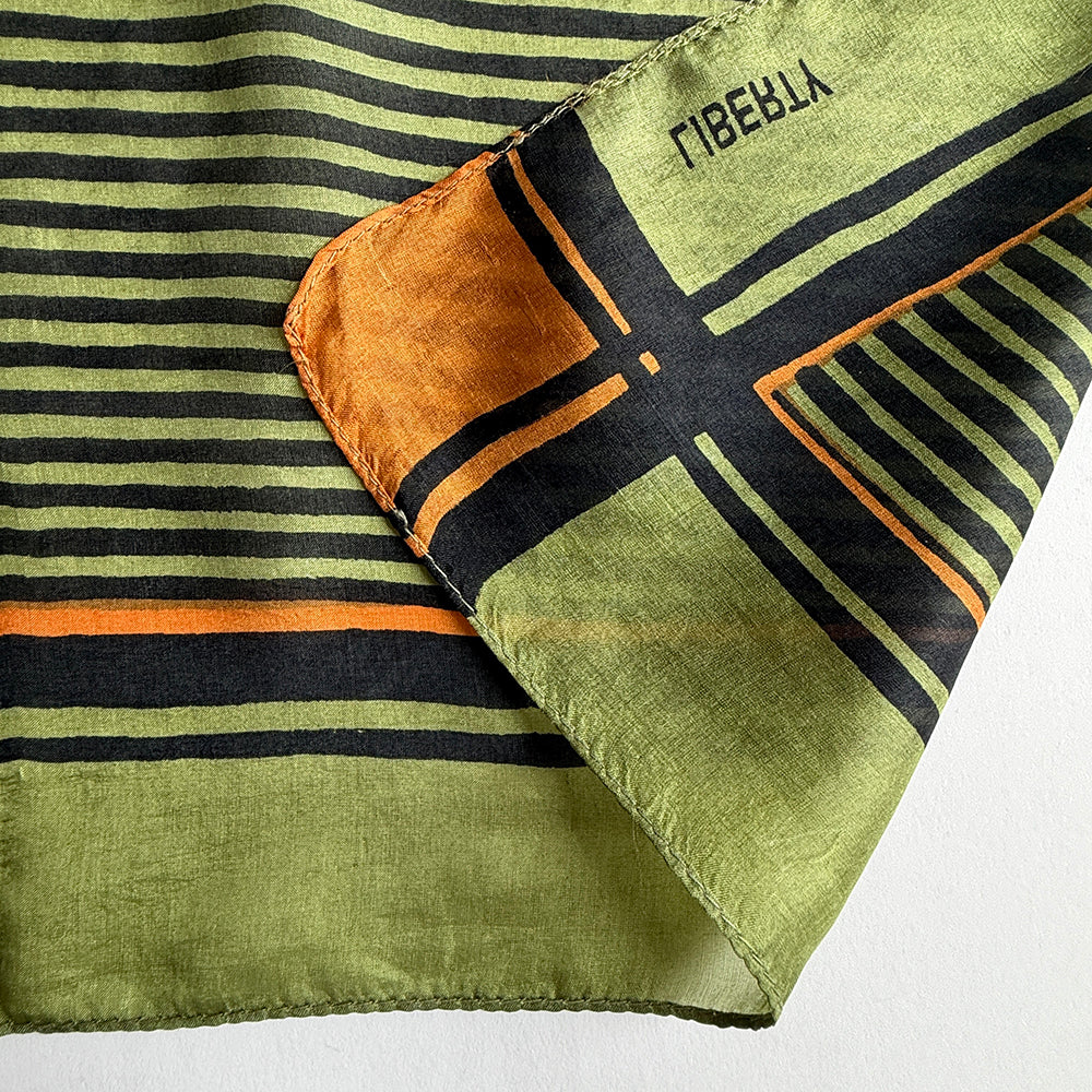 Vintage Silk scarf _S-19