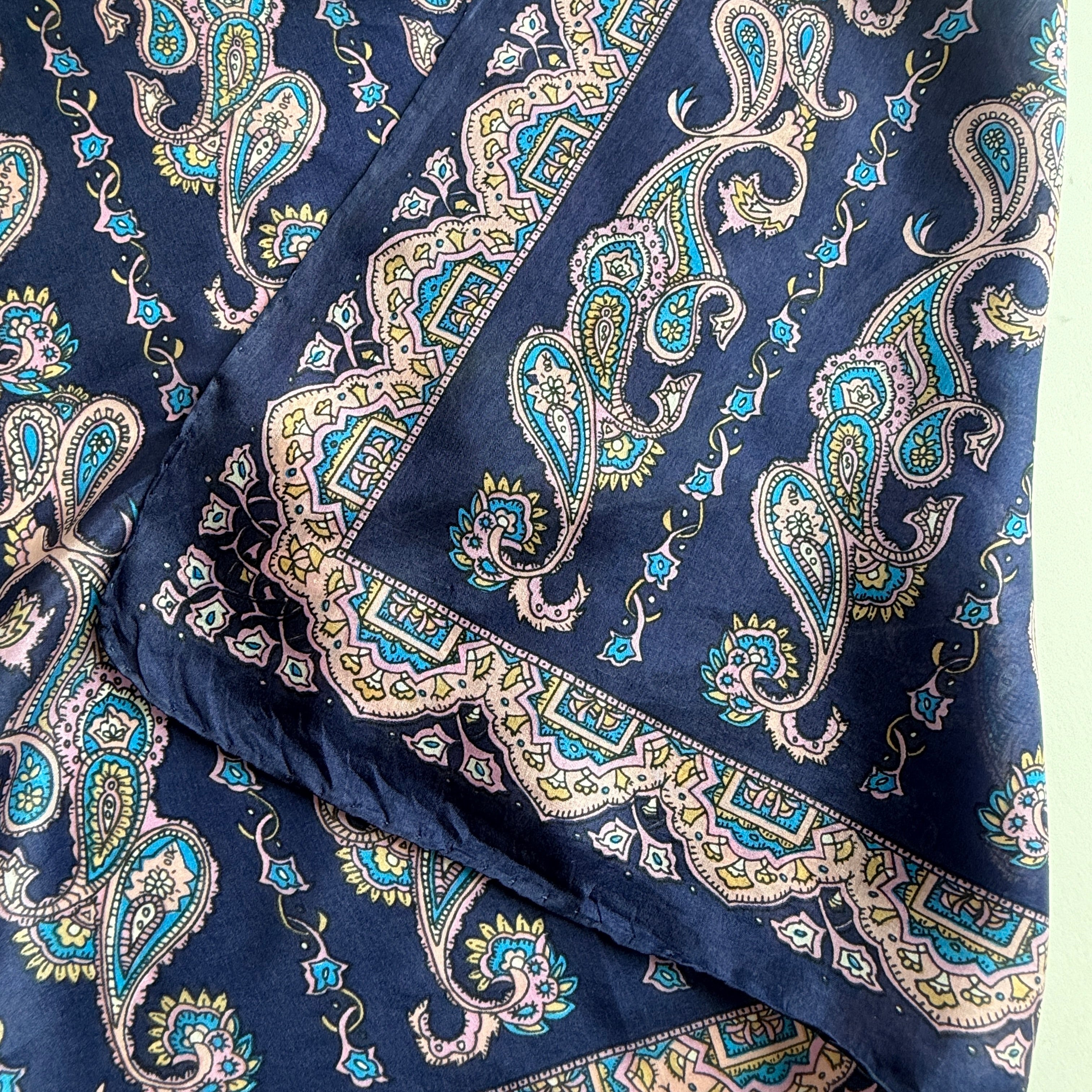 Vintage Silk scarf _M-35