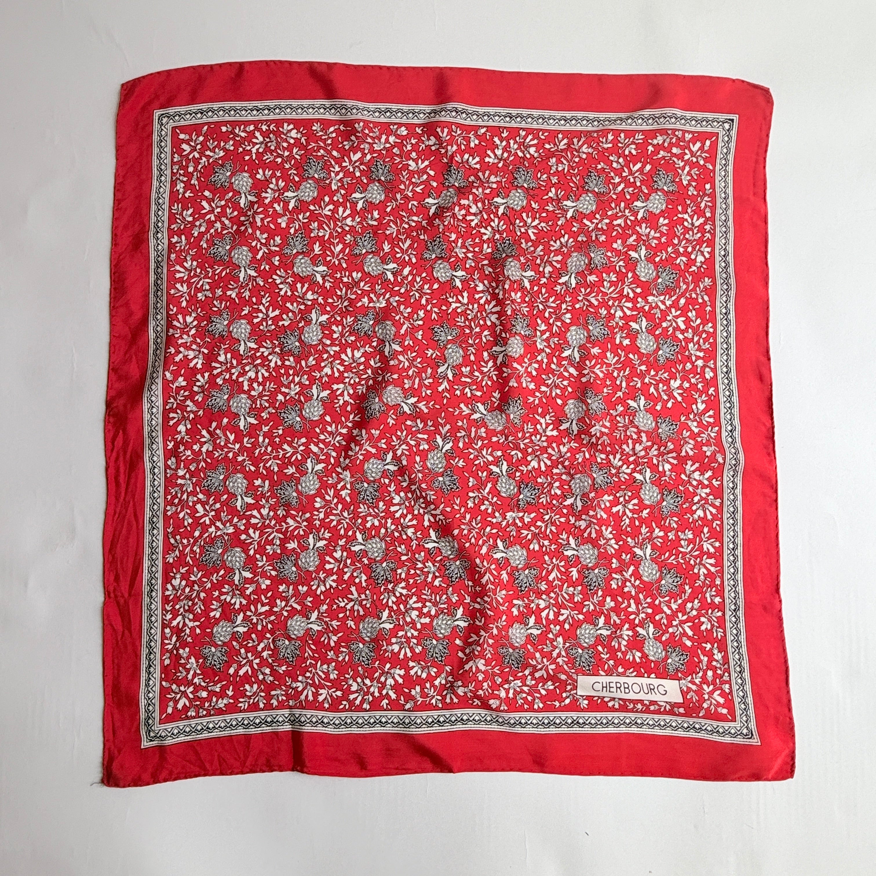 Vintage Silk scarf _M-31