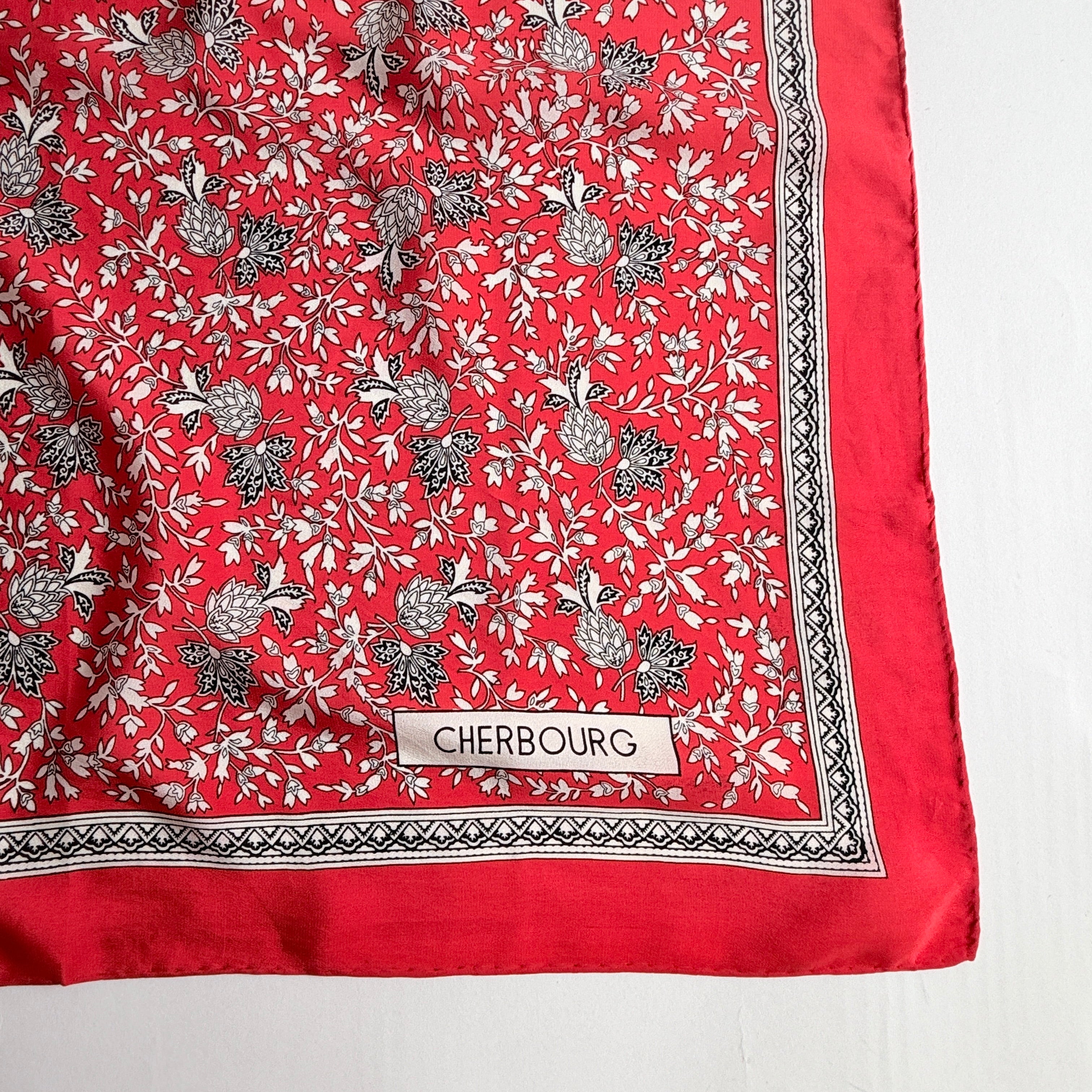 Vintage Silk scarf _M-31