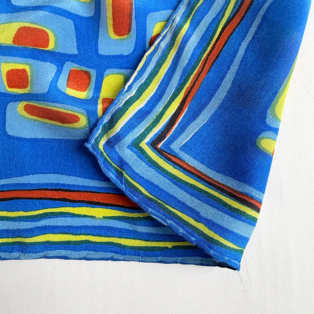 Vintage Silk scarf _S-17