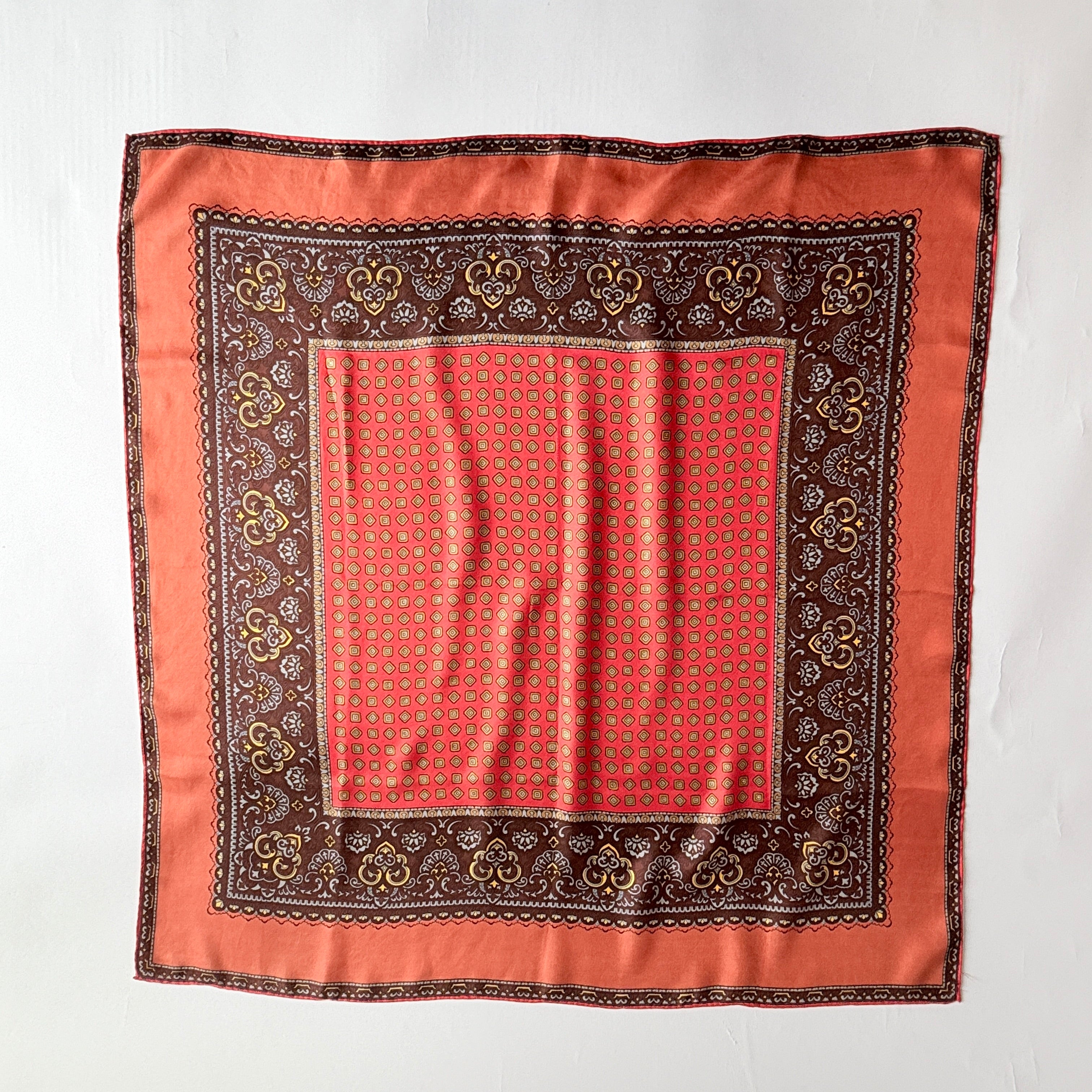 Vintage Silk scarf _M-14