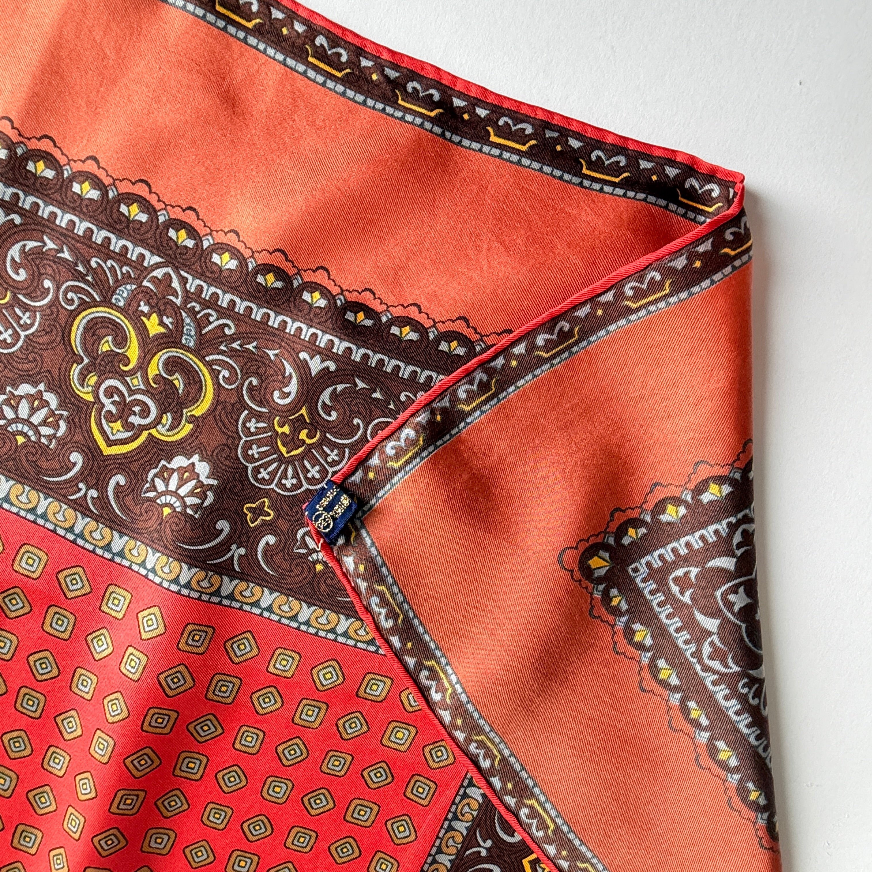 Vintage Silk scarf _M-14