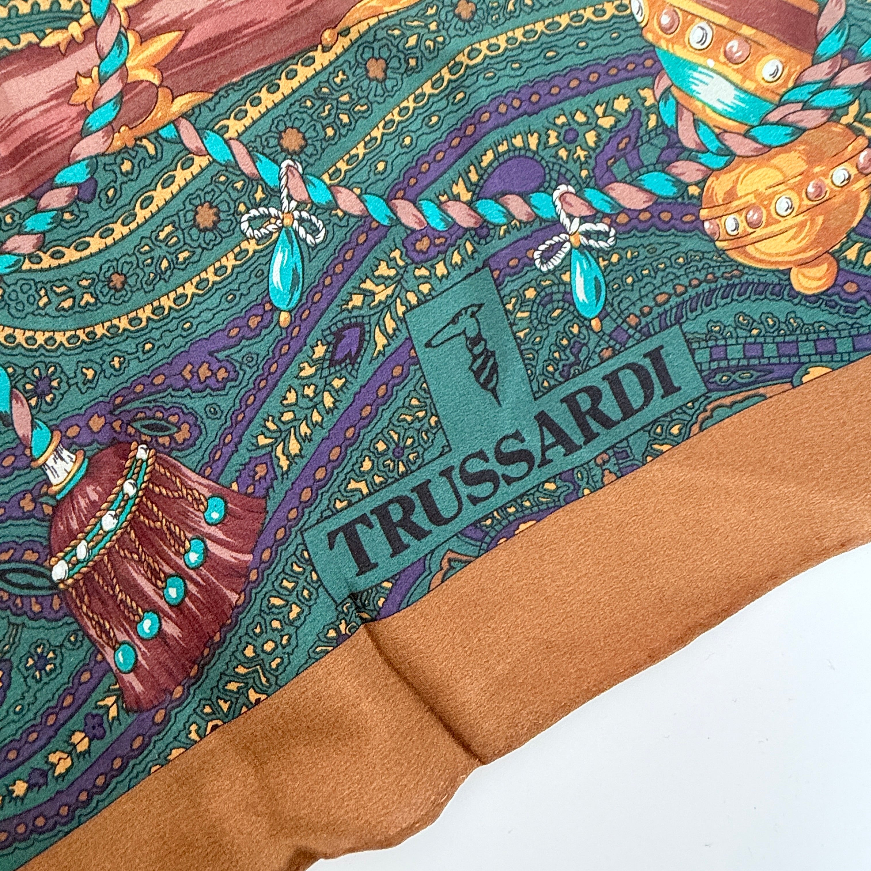 Vintage Silk scarf _XL_1