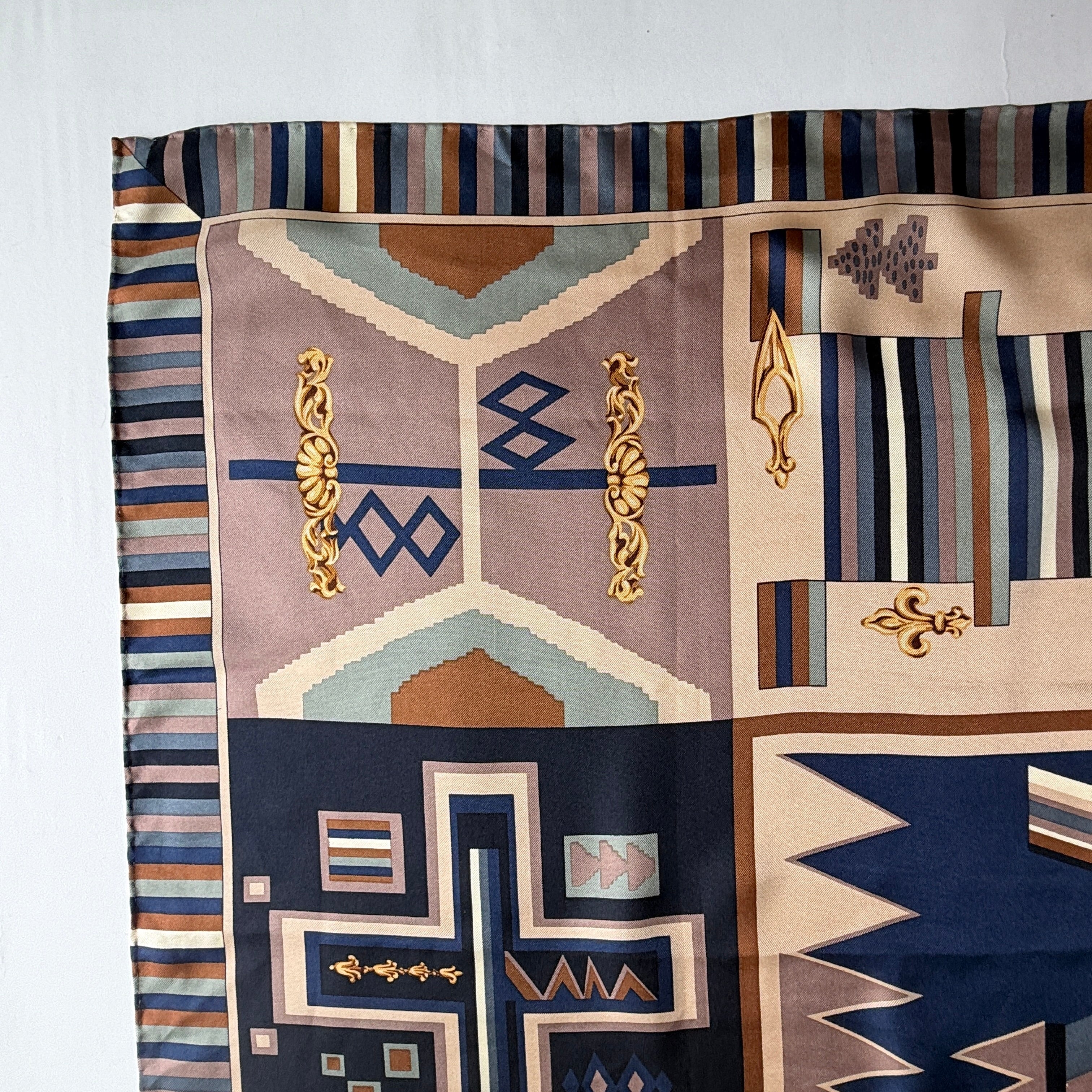 Vintage Silk scarf _L-14