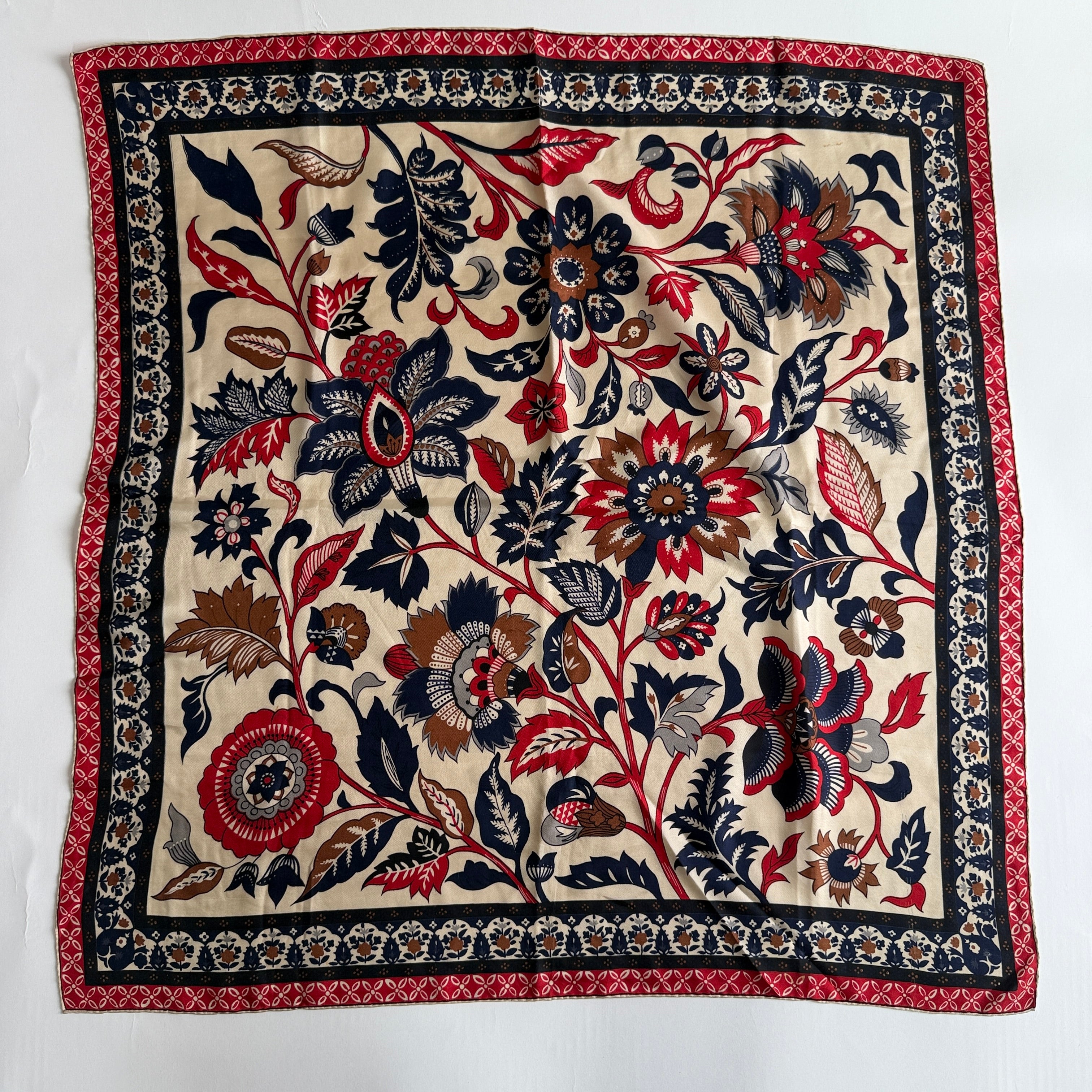 Vintage Silk scarf _M-13