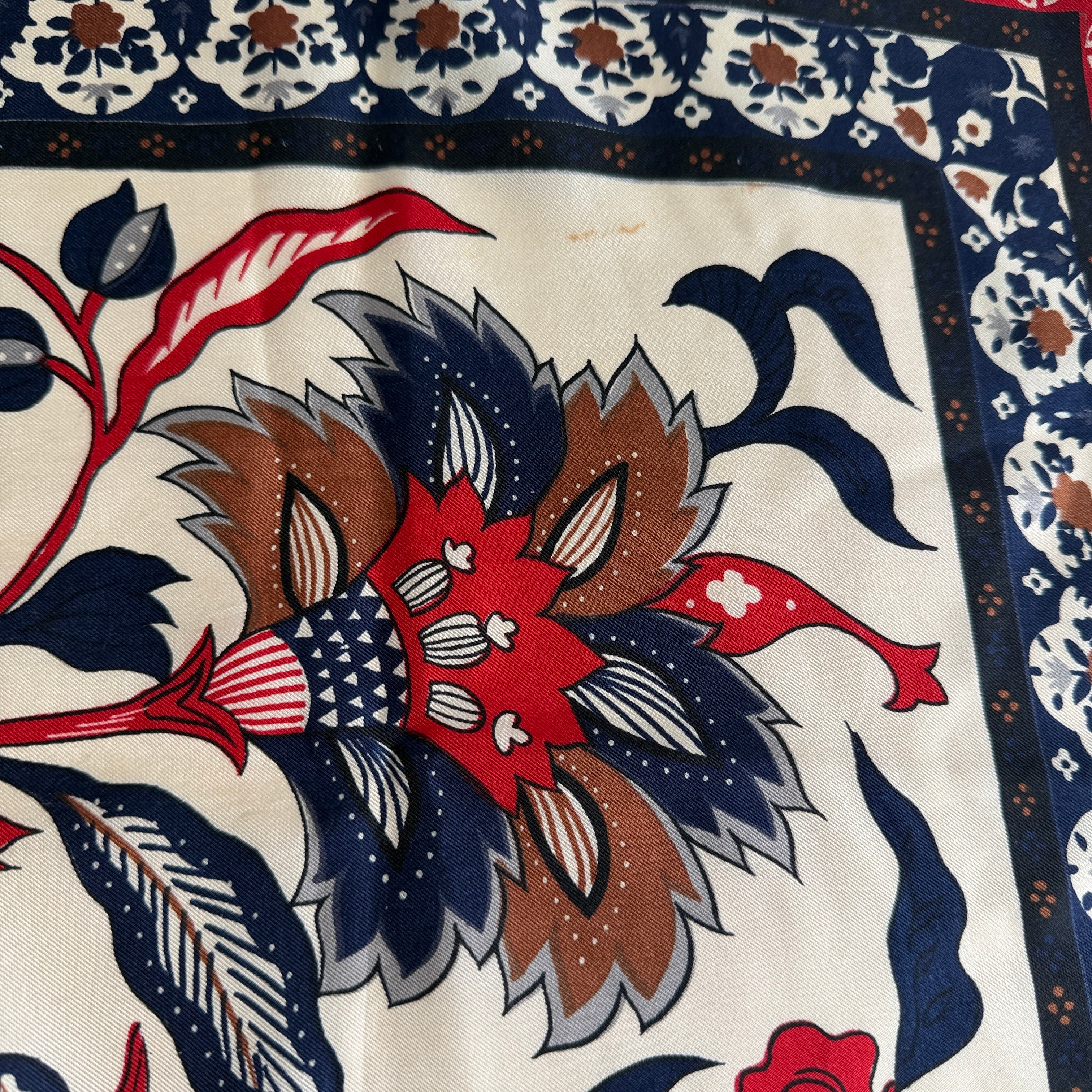 Vintage Silk scarf _M-13