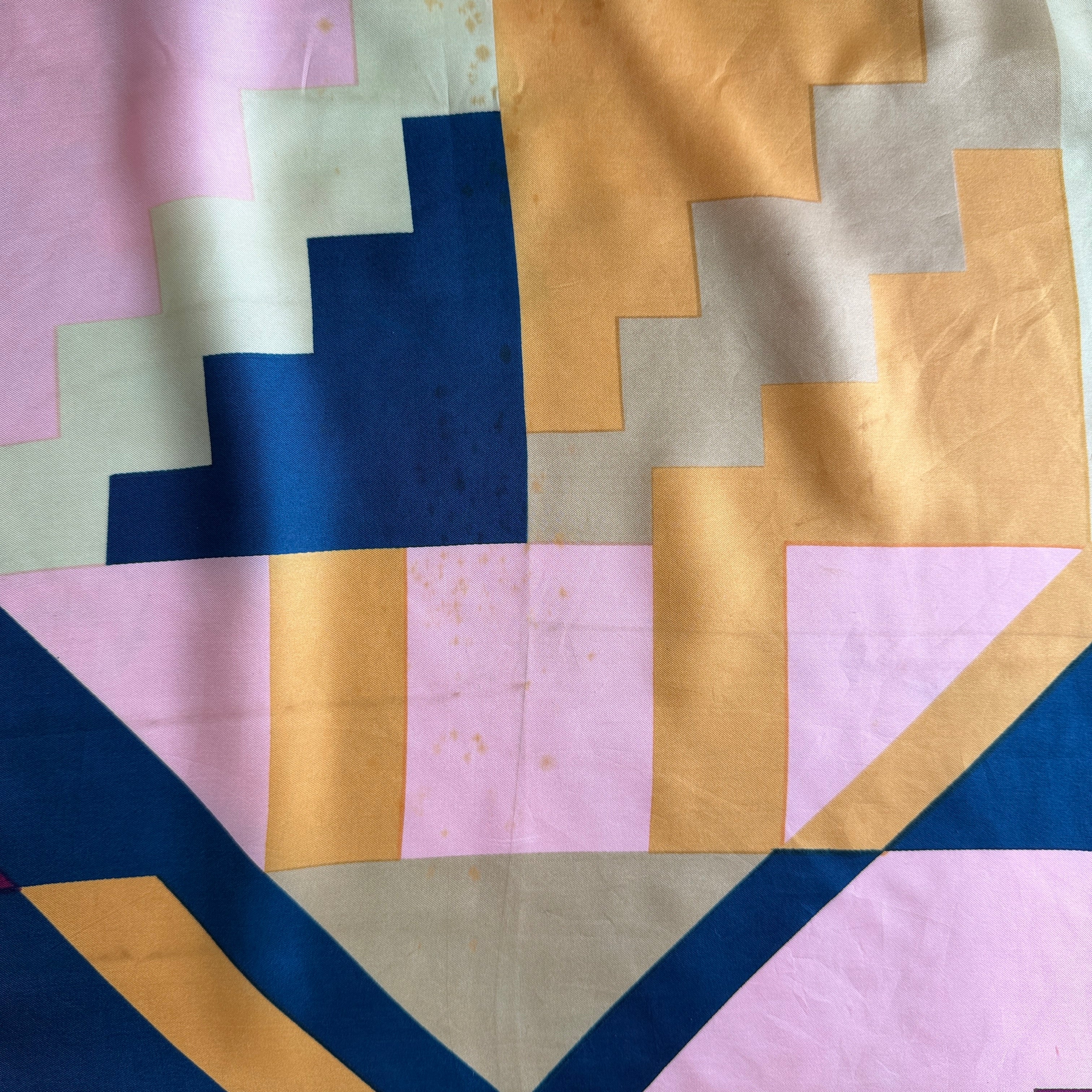 Vintage Silk scarf _M-4